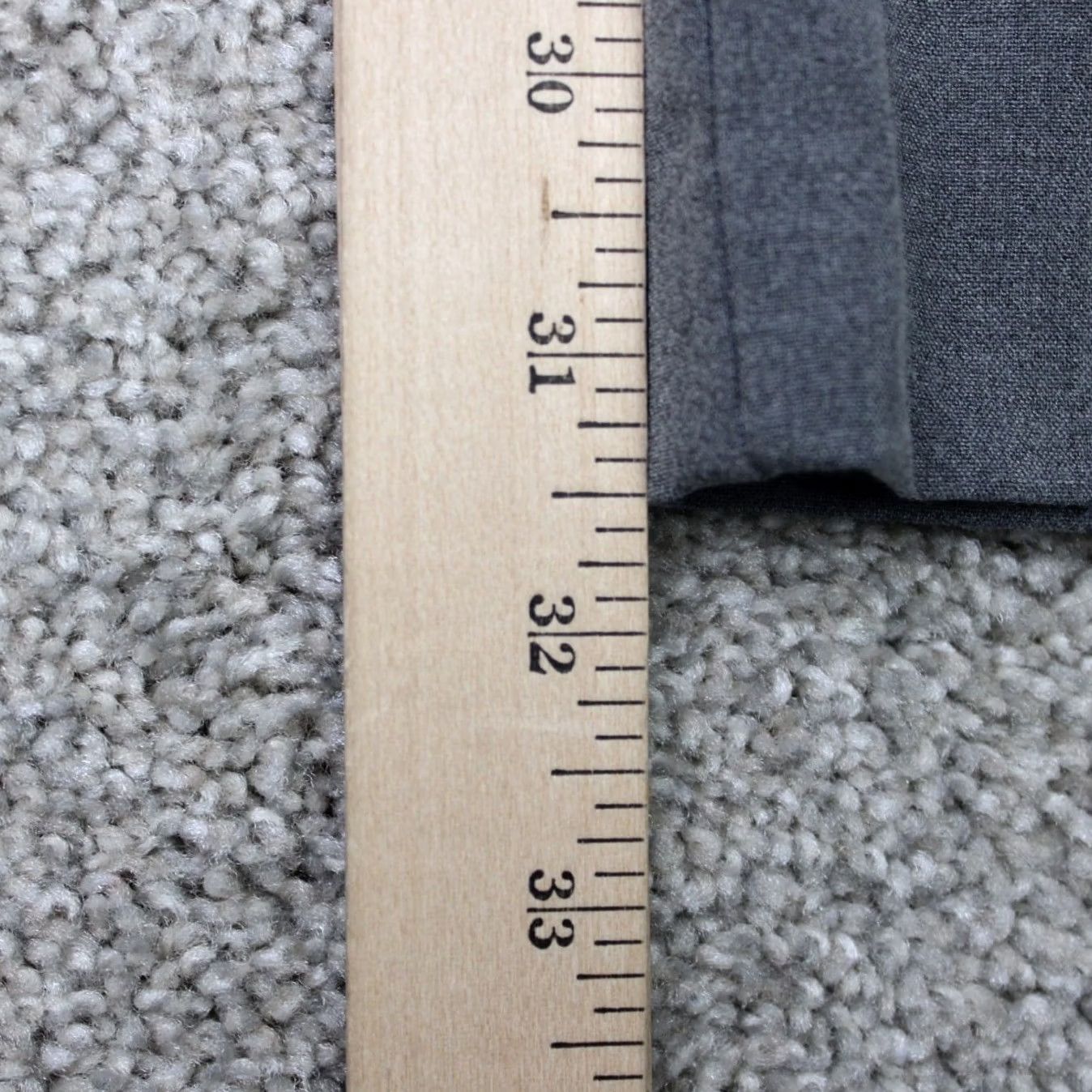 Ralph Lauren LAUREN Ralph Lauren Pants Mens 38x32 Gray Flat Front Wool/Poly Dress Pants Dressier Style Regular Straight 90s Preppy Mens Size US 38 / EU 54 - 3 Thumbnail