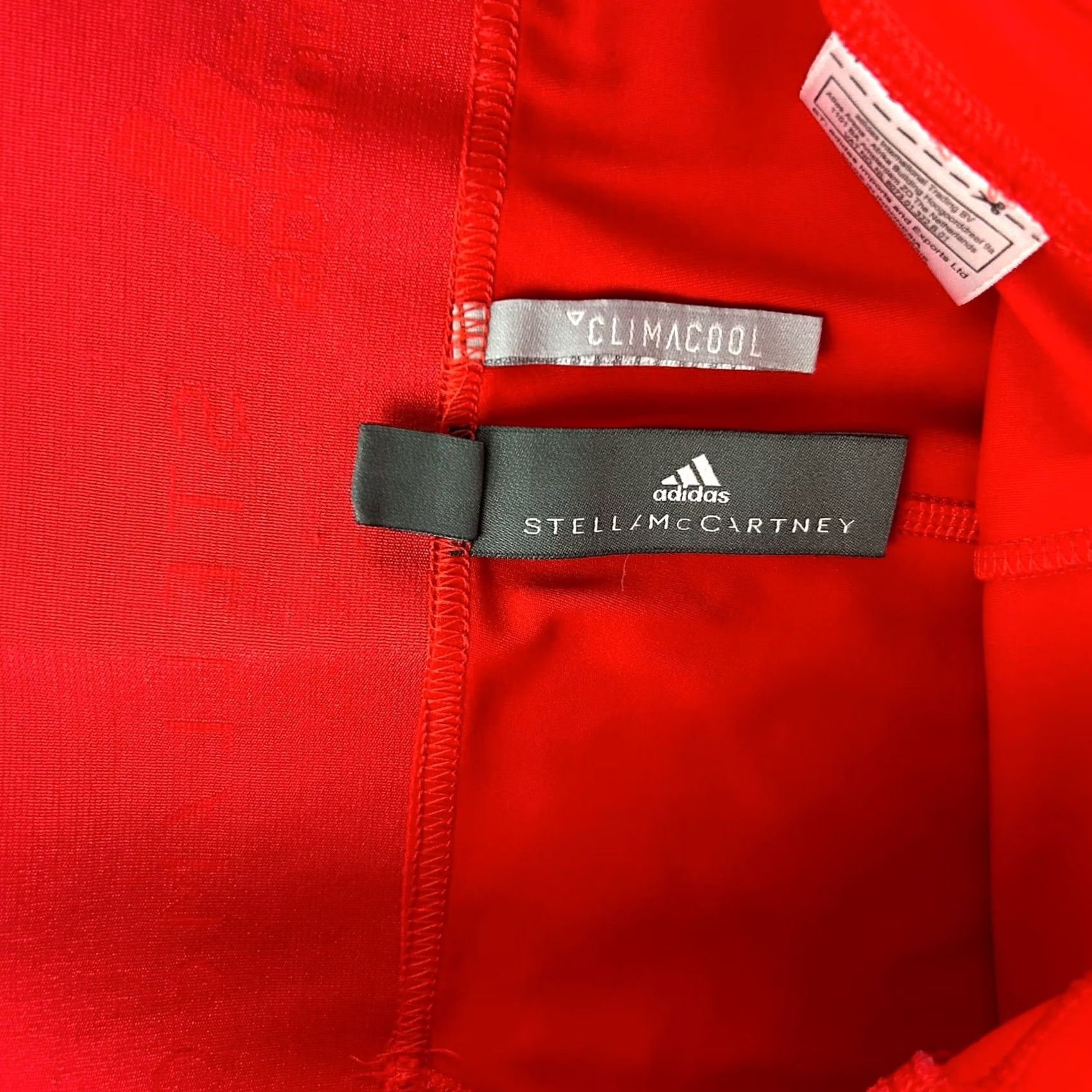 Adidas Adidas Stella McCartney Climacool Cropped Leggings Women's Small Red Yoga Activewear Cropped Leg Size 28" / US 6 / IT 42 - 4 Thumbnail