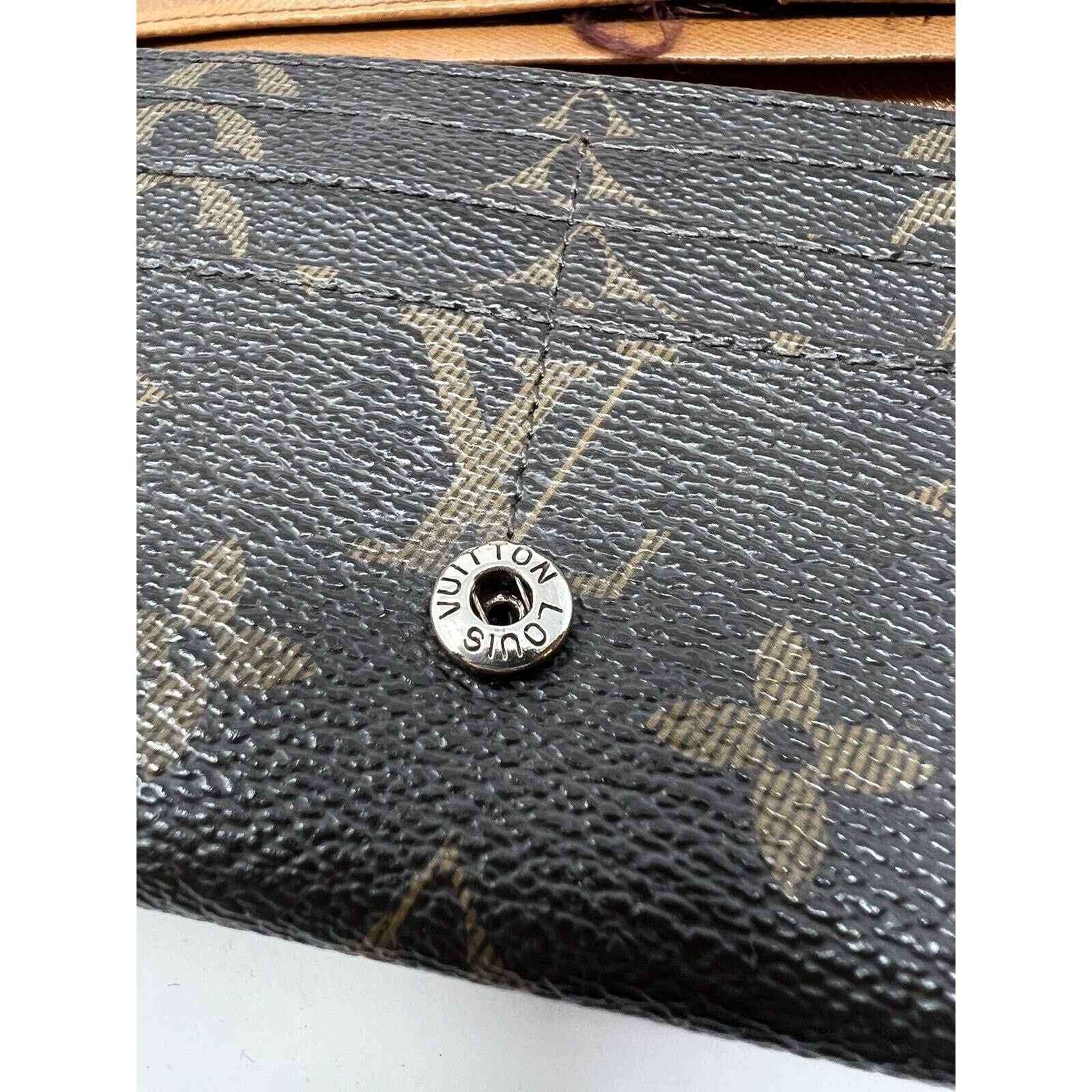 Louis Vuitton LOUIS VUITTON Vintage Monogram Wallet Envelope Size ONE SIZE - 8 Thumbnail