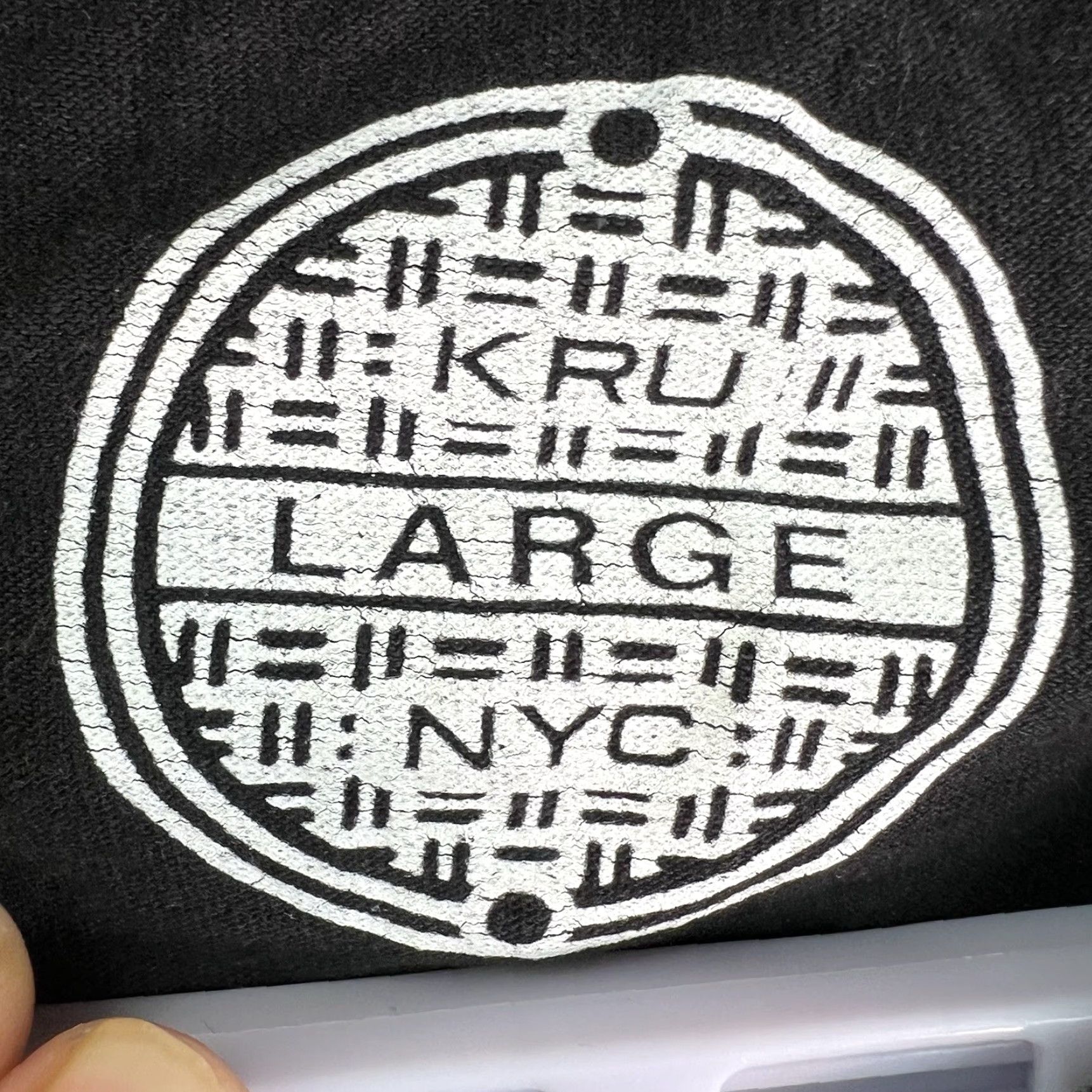 Vintage VINTAGE KRU York NYC Rap T-Shirt Men Adult Large Black Short Sleeve Hip Hop Music Graphic Print Size US L / EU 52-54 / 3 - 5 Thumbnail