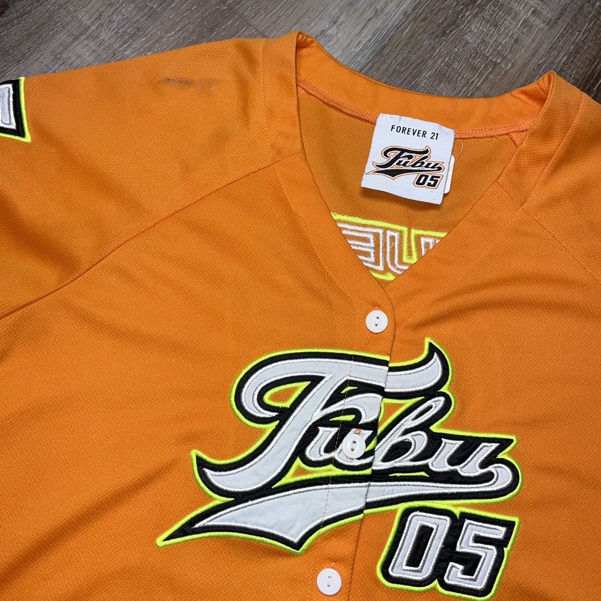 Fubu Fubu Forever 21 Baseball Jersey Top Womens Small Vintage Y2K Size M / US 6-8 / IT 42-44 - 5 Thumbnail