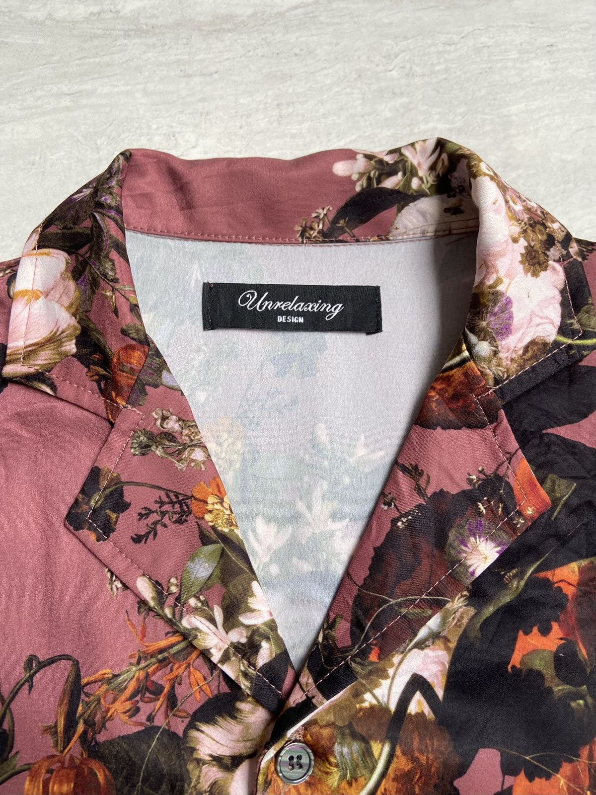 Designer × Japanese Brand UNRELAXING DESIGN Flowers Motive Shirt Size US XXL / EU 58 / 5 - 11 Thumbnail