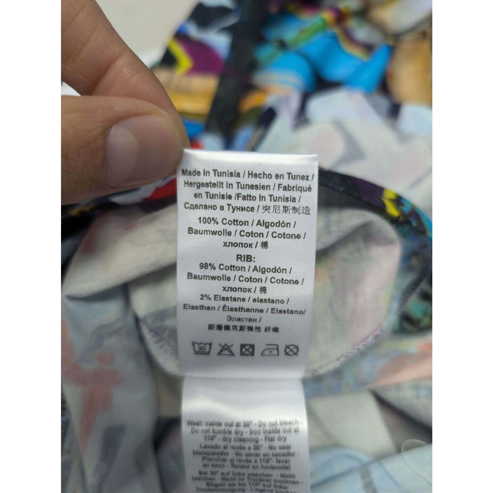 Vivienne Westwood o1rshd1 Classic Graffiti Print T-Shirt in Multiolor Size US XL / EU 56 / 4 - 17 Thumbnail