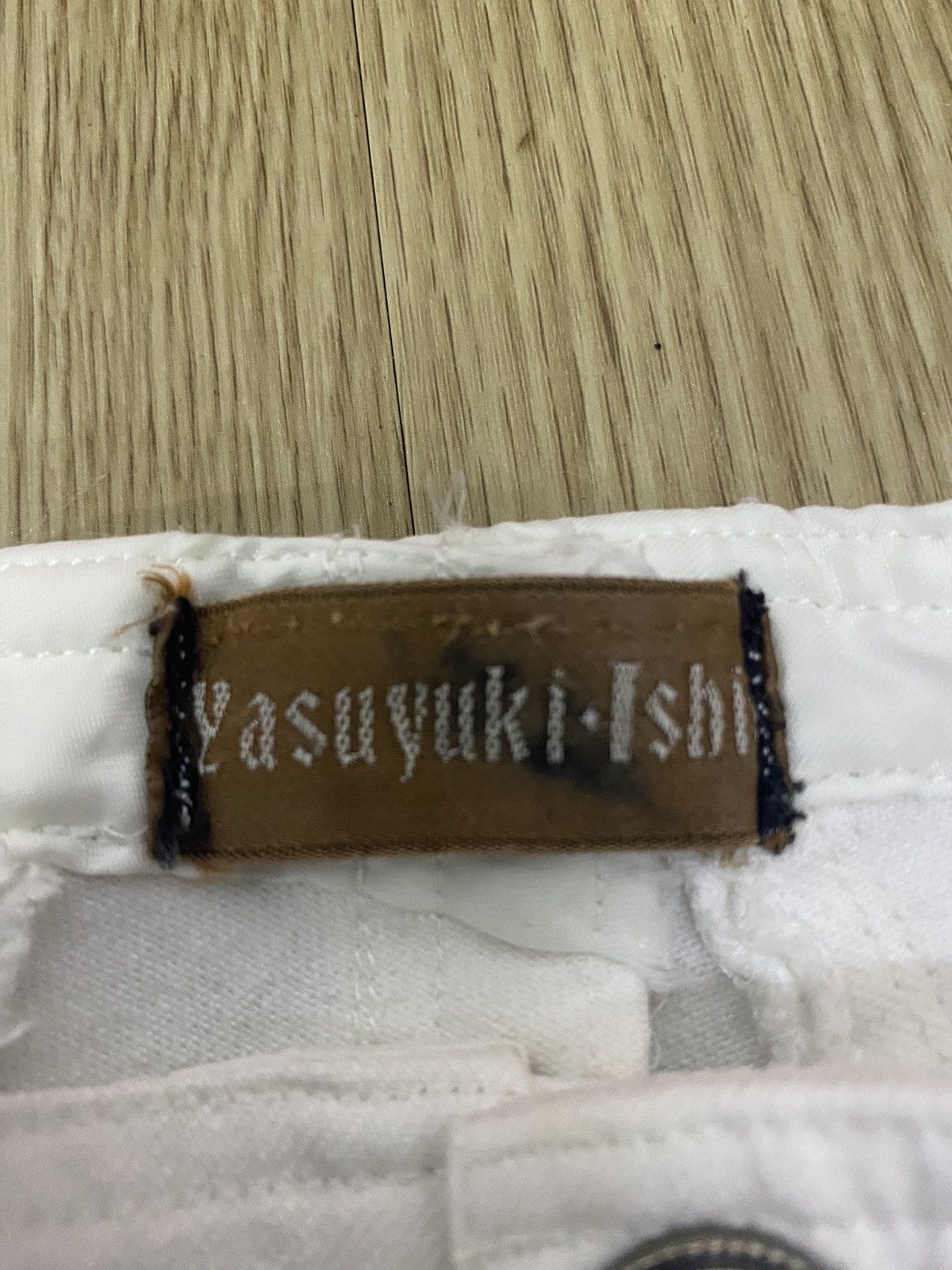 Yasuyuki Ishii Yasuyuki ishii white flare jeans Size 29" - 4 Thumbnail