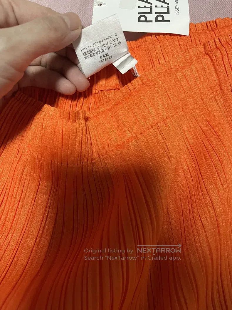Issey Miyake Issey Miyake size:2 Orange Trousers Size 31" - 5 Thumbnail