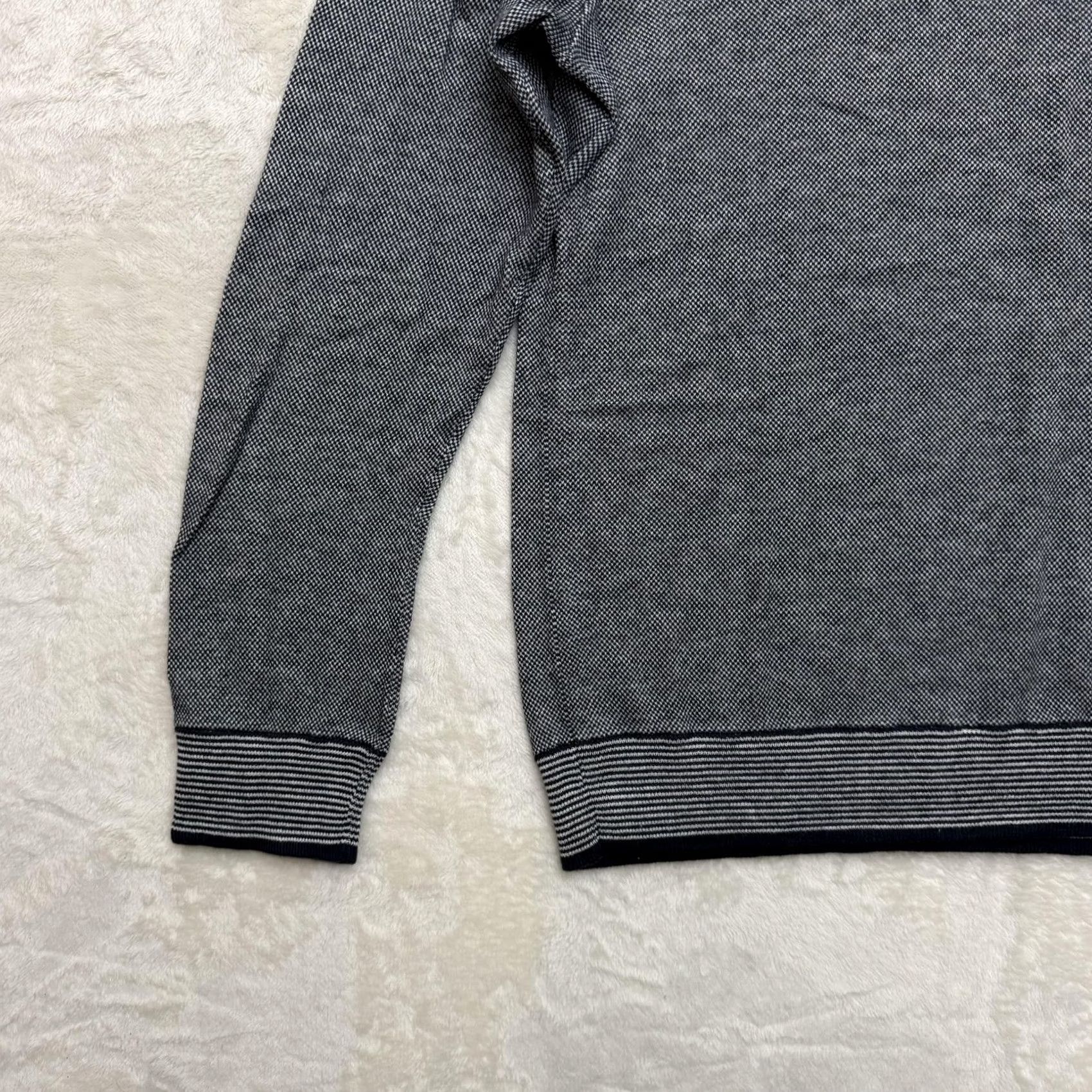 Express Express Sweater Mens XL Gray Hooded 100% Cotton Knit Lightweight Pullover Size US XL / EU 56 / 4 - 7 Thumbnail