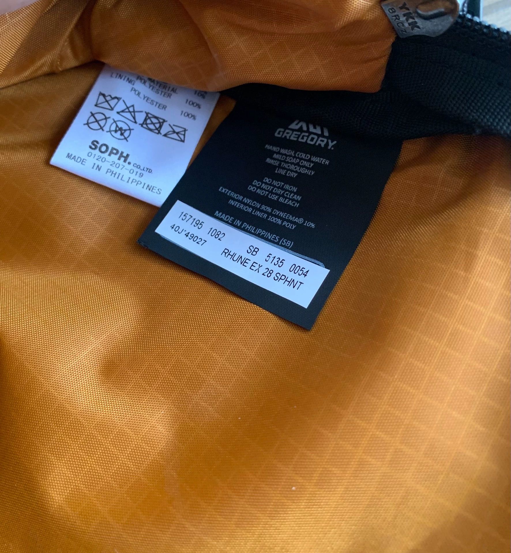 Gregory SOPHNET GREGORY RHUNE 28 colorblock zip outdoor pack 25SS Size ONE SIZE - 7 Thumbnail