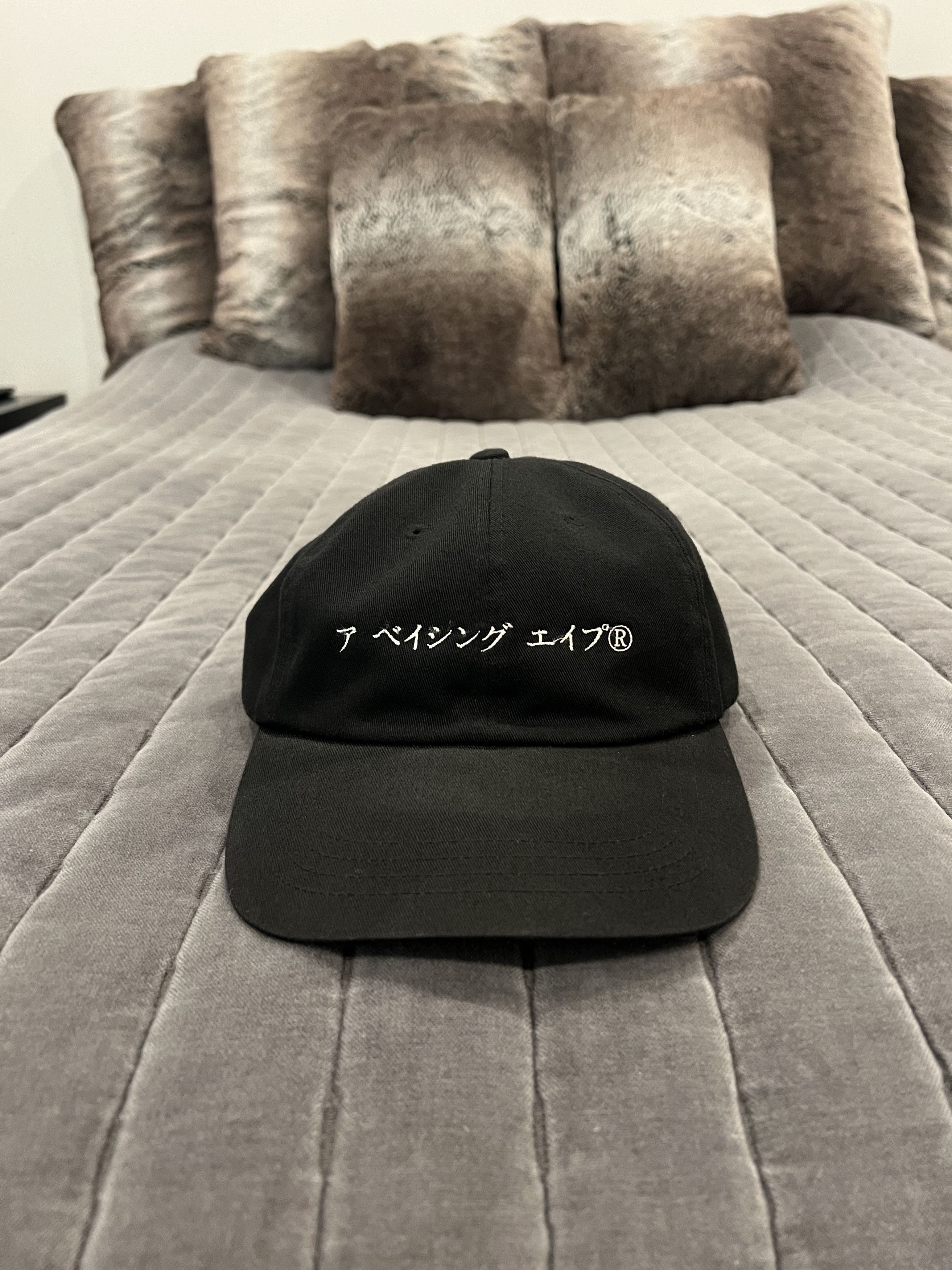 Bape dad cap logo on back