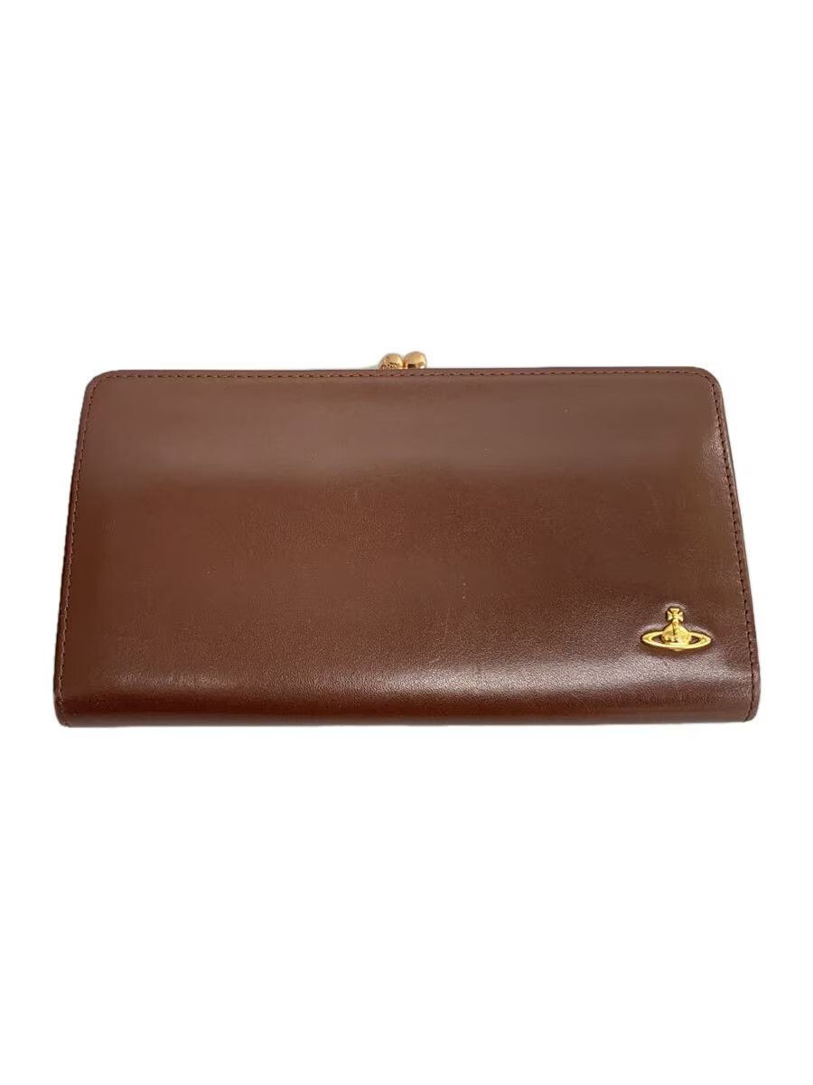 Vivienne Westwood Vivienne Westwood Plain Lthr Long Wallet Brown Size ONE SIZE - 1 Thumbnail
