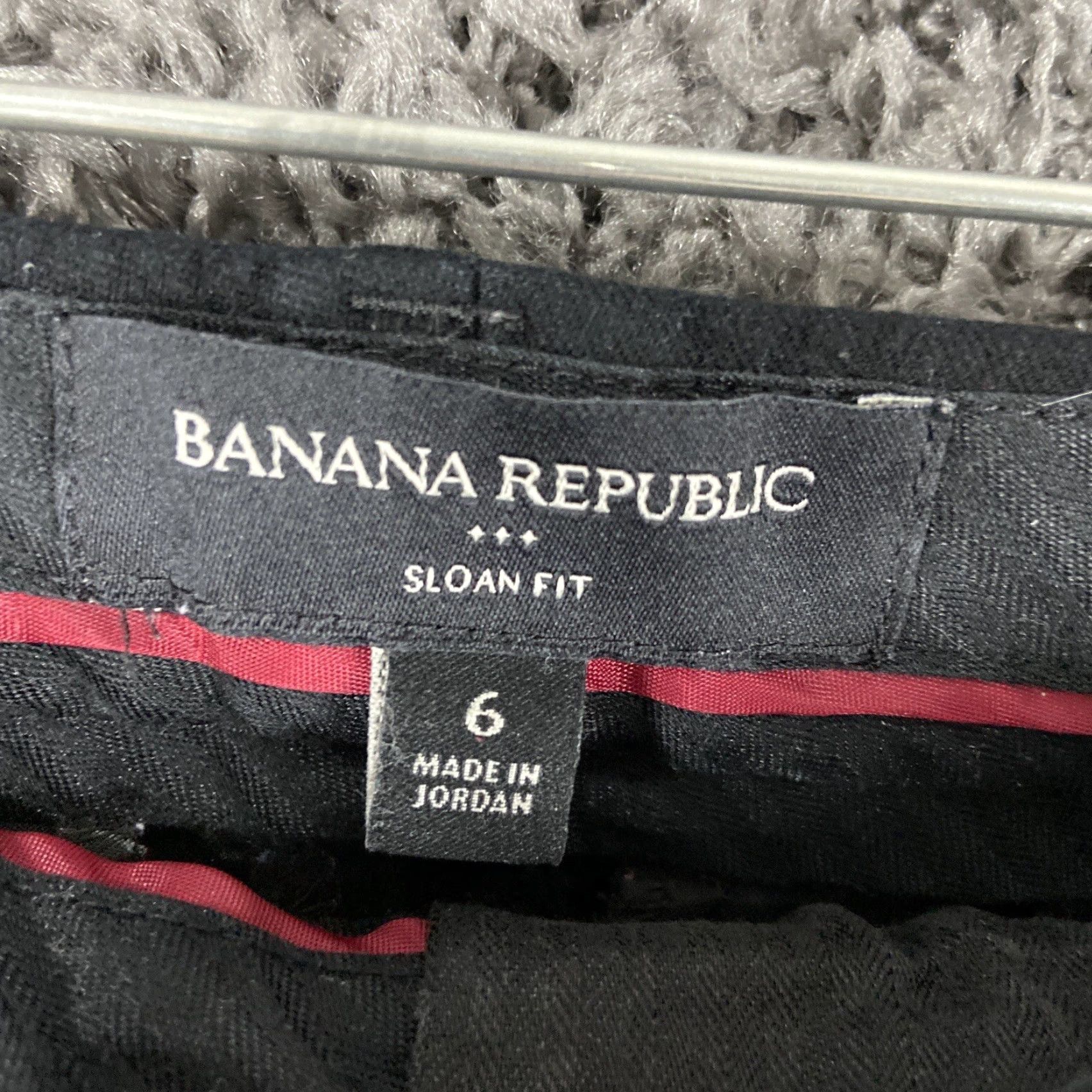 Banana Republic Banana Republic Sloan Fit Black Pants Women’s 6 - Black, Pants, Women, 6, Sloan, Ankle Size 28" / US 6 / IT 42 - 5 Thumbnail