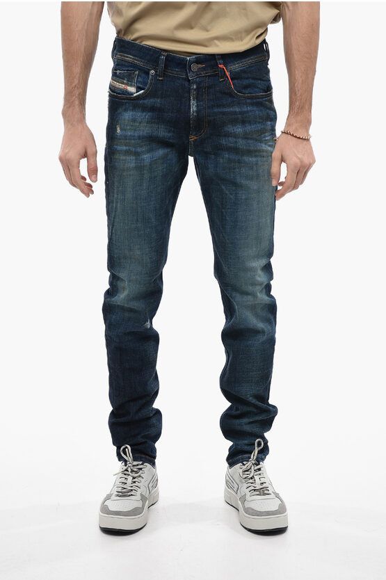 image of Diesel Low-Waist Skinny Fit 1979 Sleenker Jeans 15Cm L32 in Blue, Men's (Size 31)