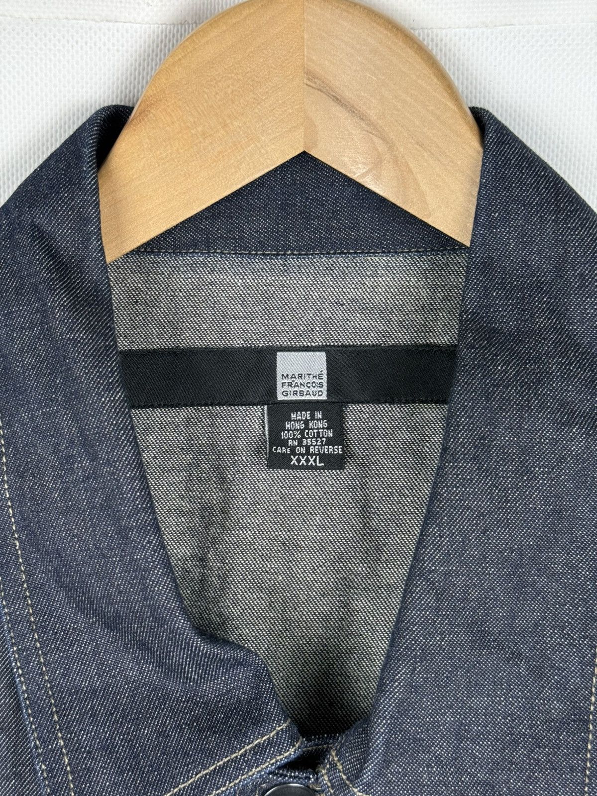 Marithe + Francois Girbaud × Vintage Marithe Francois Girbaud VTG Denim Trucker Vest Jacket Size US XXL / EU 58 / 5 - 10 Thumbnail