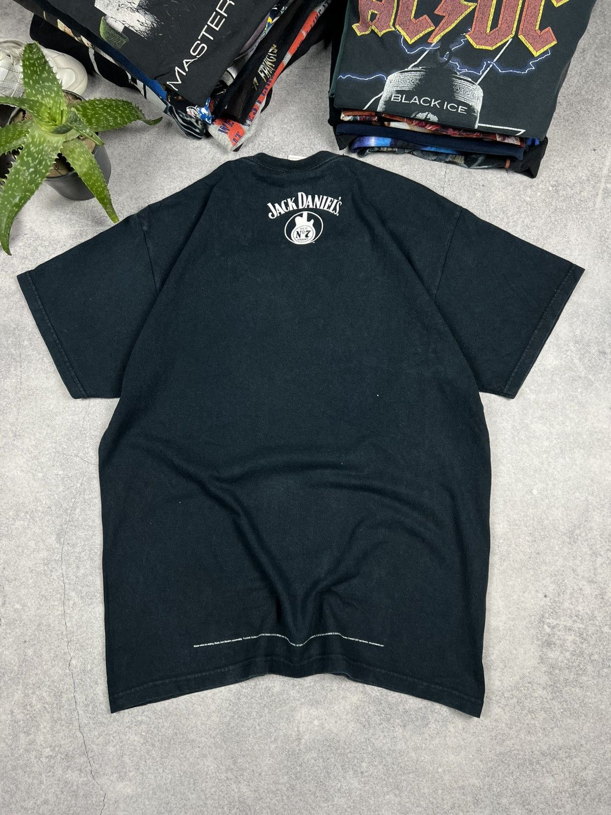 Japanese Brand Vintage Jack Daniel’s 2007 Faded Whiskey Y2K Tee Shirt Size US L / EU 52-54 / 3 - 5 Thumbnail