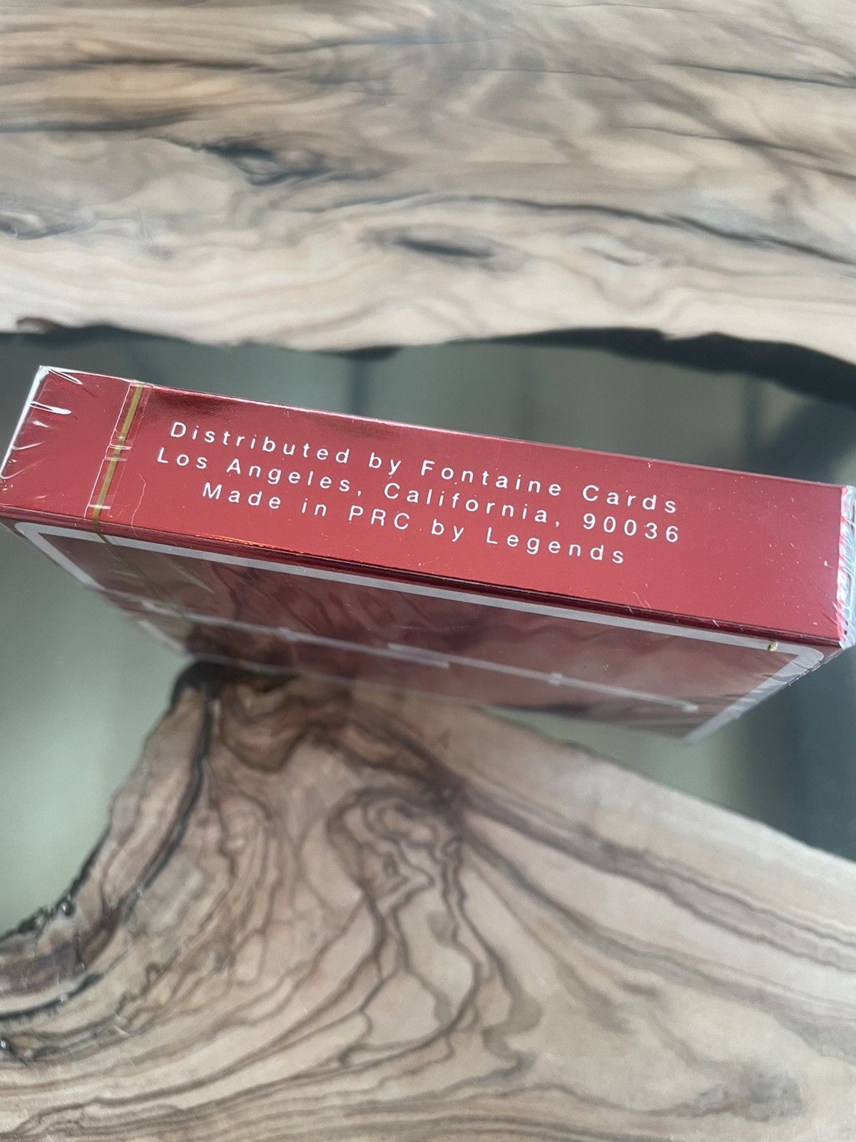 Bicycle FONTAINE LIMITED RUBY FOIL - SINGLE DECK PLAYING CARDS Size ONE SIZE - 6 Thumbnail