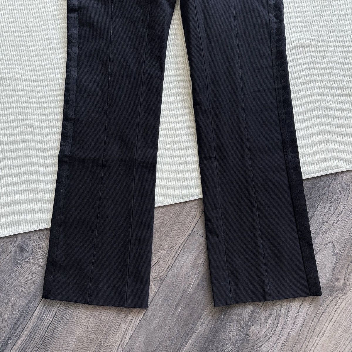 Roberto Cavalli Vintage Roberto Cavalli Boot Cut Black Trousers Size US 32 / EU 48 - 2 Thumbnail