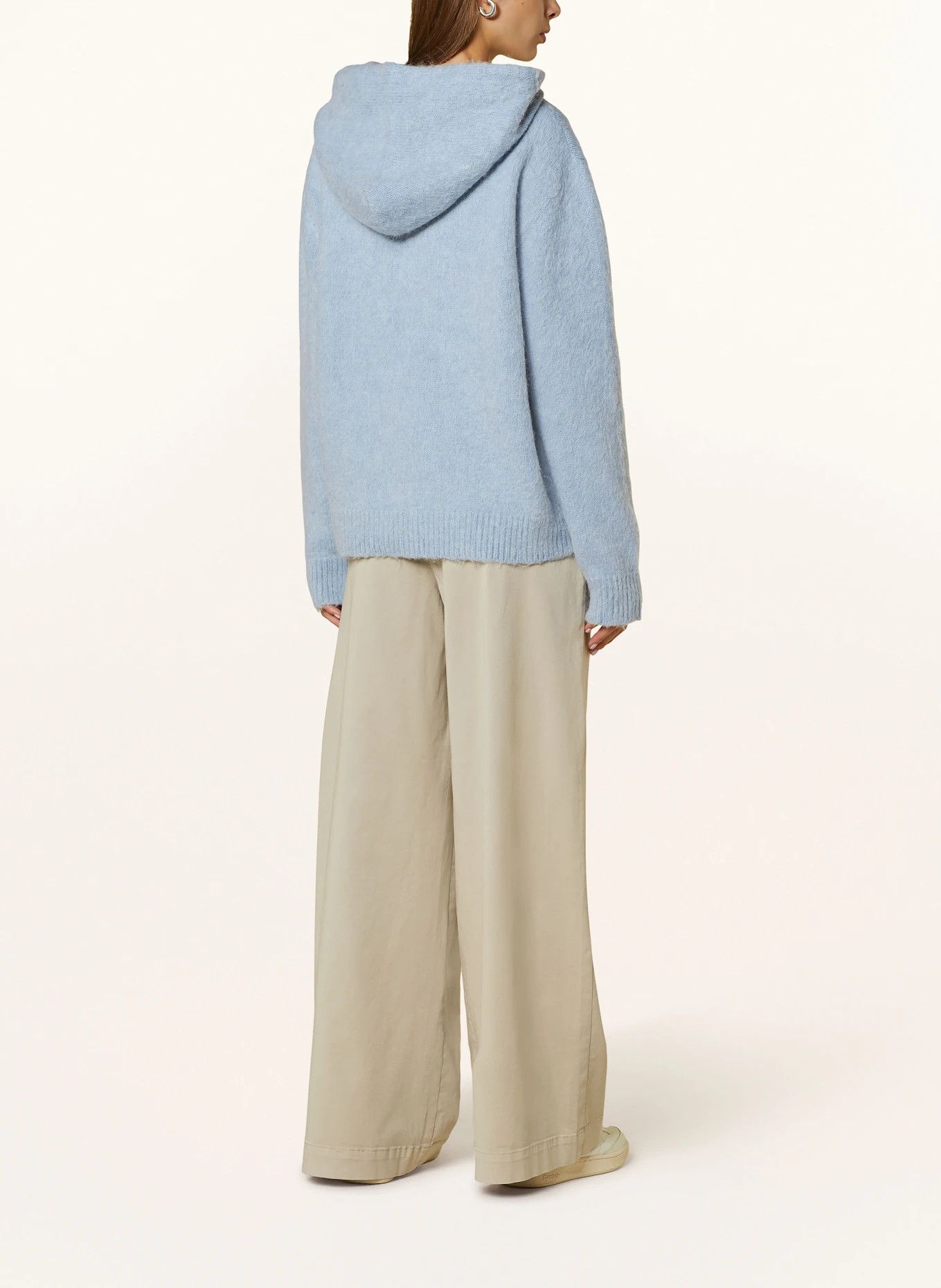 AUTRY o1y0725 Logo Hoodie in Sky Blue Size L / US 10 / IT 46 - 5 Thumbnail
