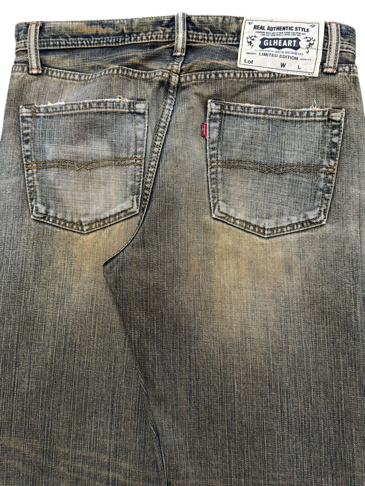 semanticdesign Vintage 90s Japanese Brand Mud Wash Faded Relaxed Wide Leg Size US 32 / EU 48 - 6 Thumbnail