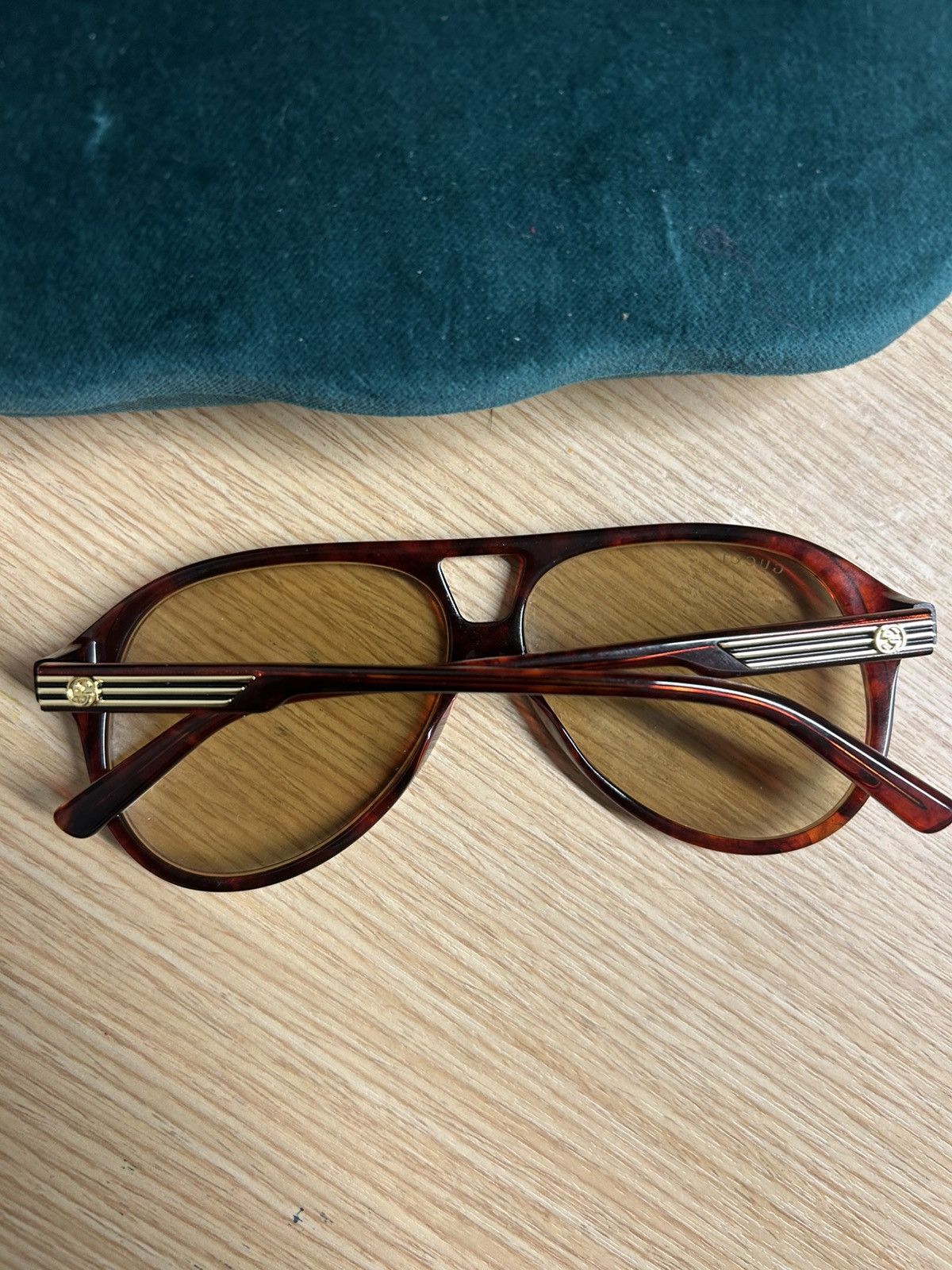 Gucci Gucci Aviator Sunglasses Size ONE SIZE - 6 Thumbnail