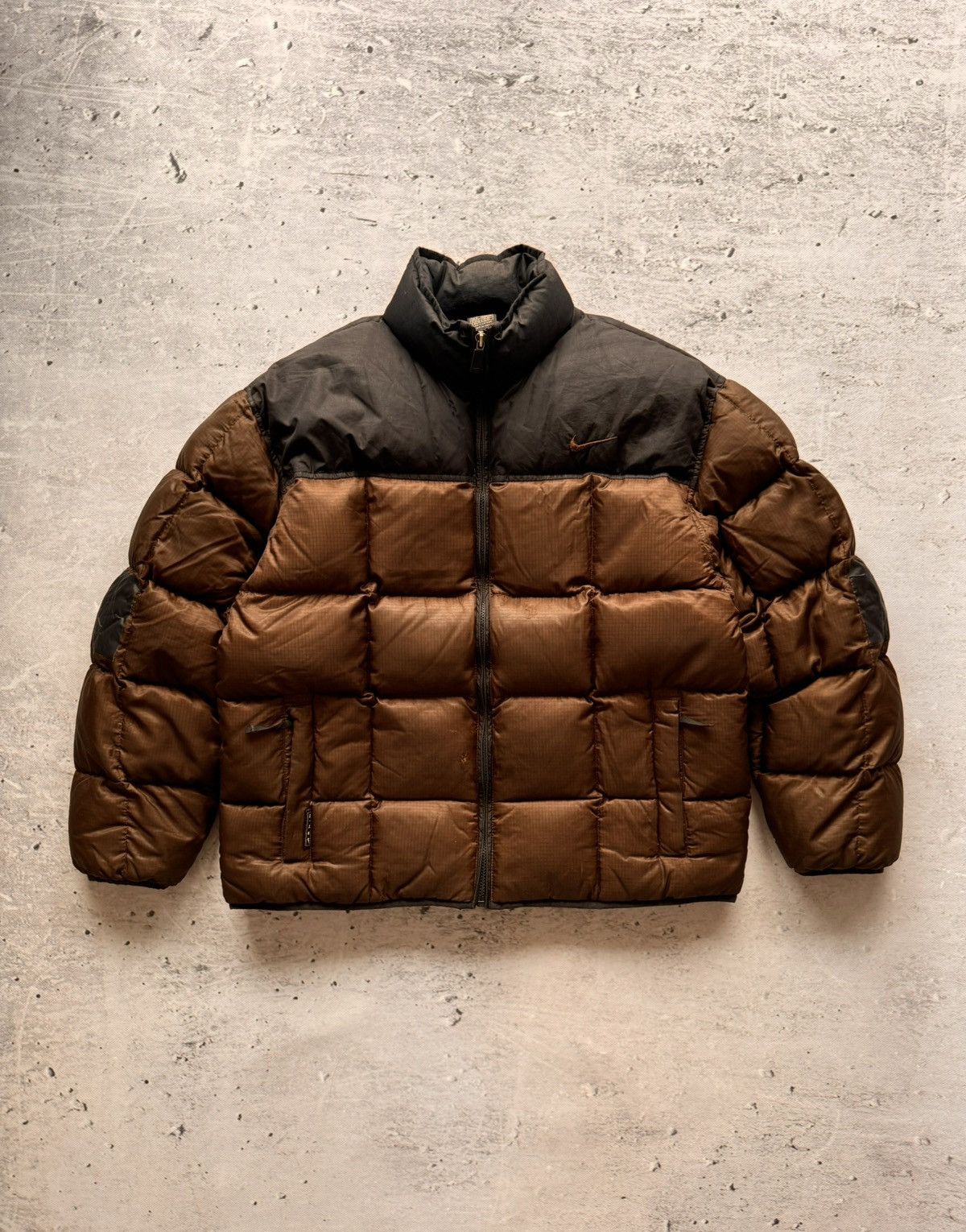 NIKE PUFFER DOWN BASIC LOGO OVERSIZE NYLON JACKET