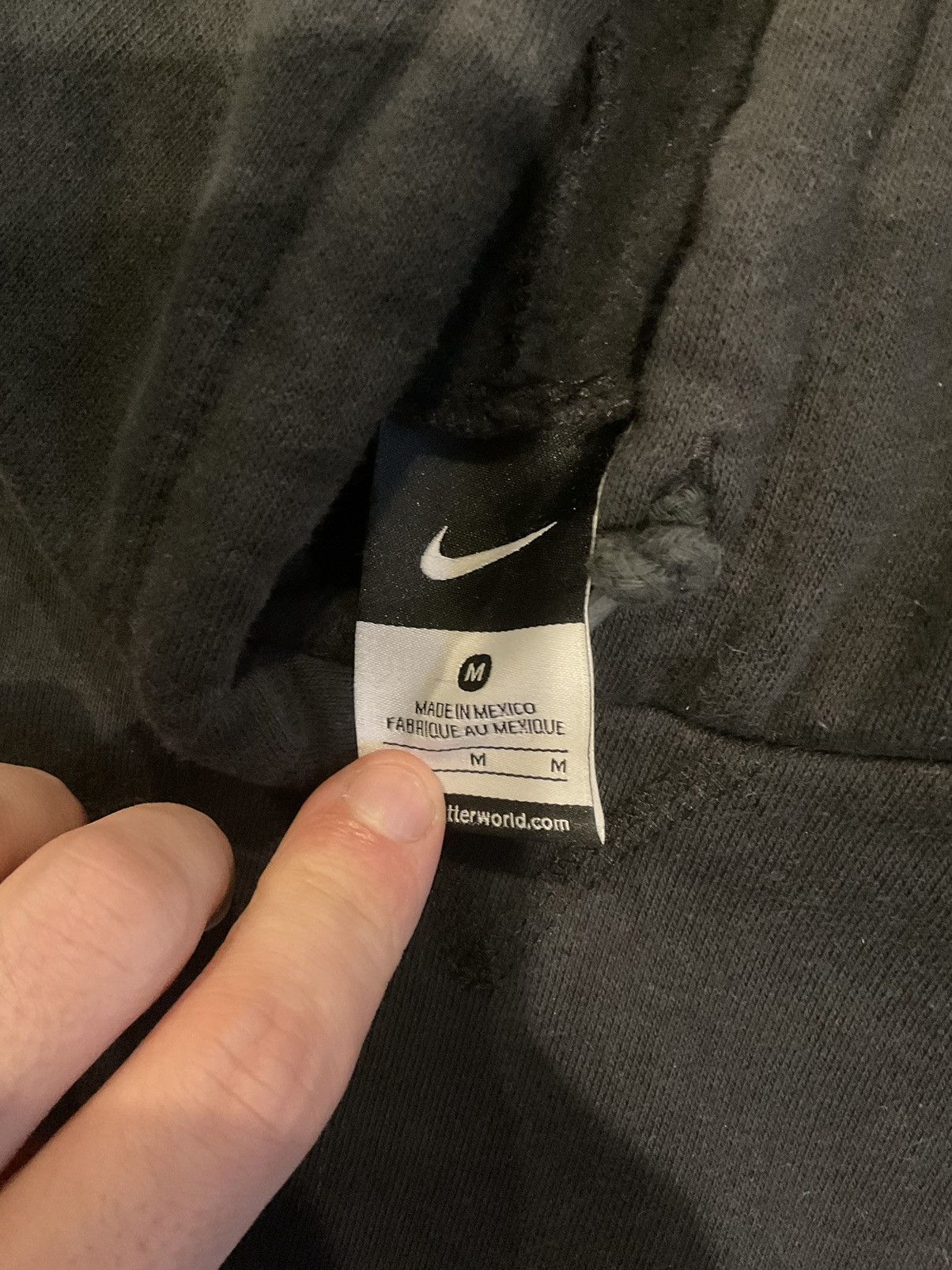 Nike × Vintage Vintage Nike baseball black hoodie Size US M / EU 48-50 / 2 - 2 Thumbnail