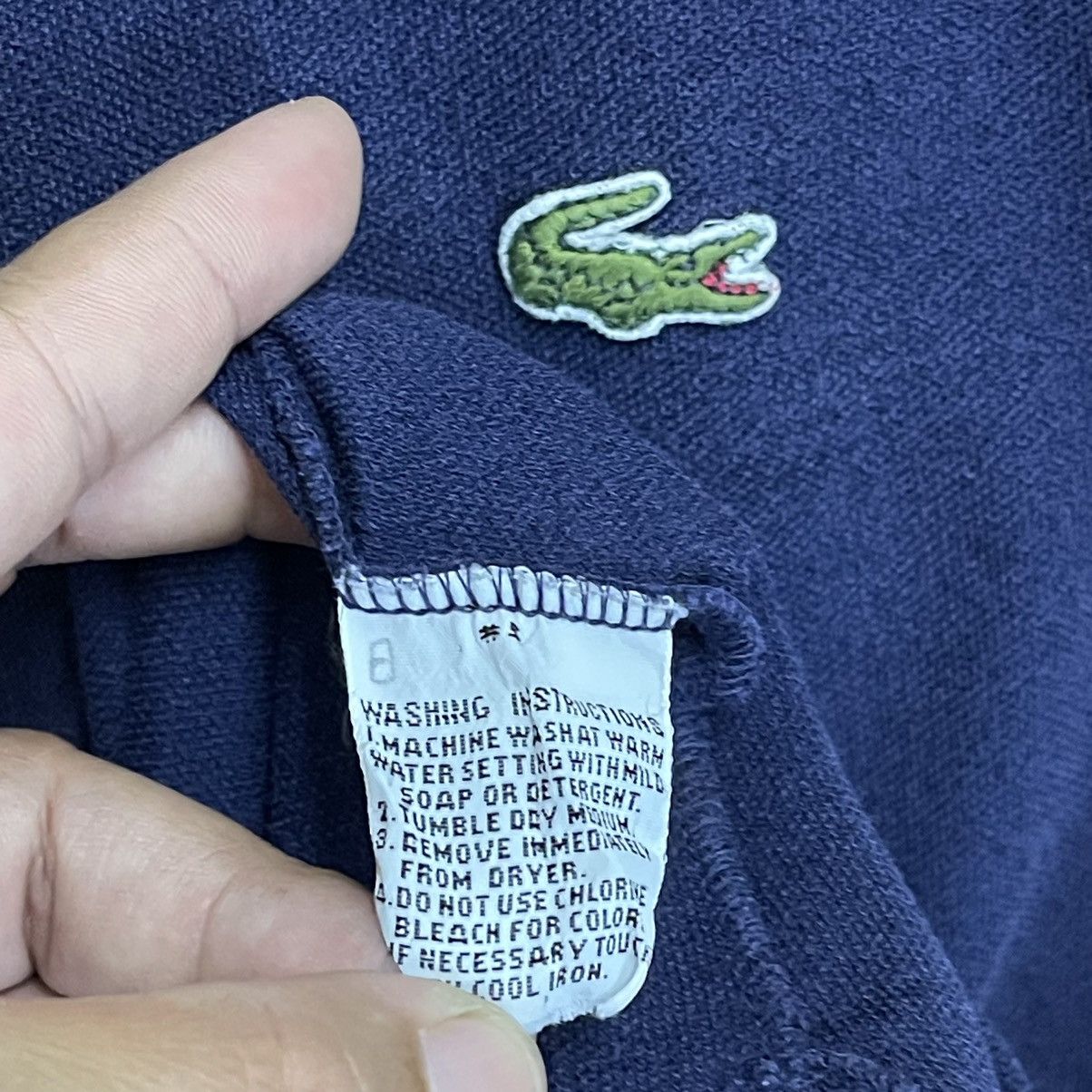 Lacoste × Vintage Vintage Lacoste Small Logo Collar Shirts Size Small Size US L / EU 52-54 / 3 - 8 Thumbnail