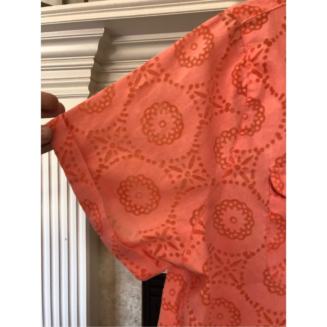 Other Alfred Dunner Women’s Light Coral Pink Floral Print Short Sl Size XL / US 12-14 / IT 48-50 - 3 Thumbnail