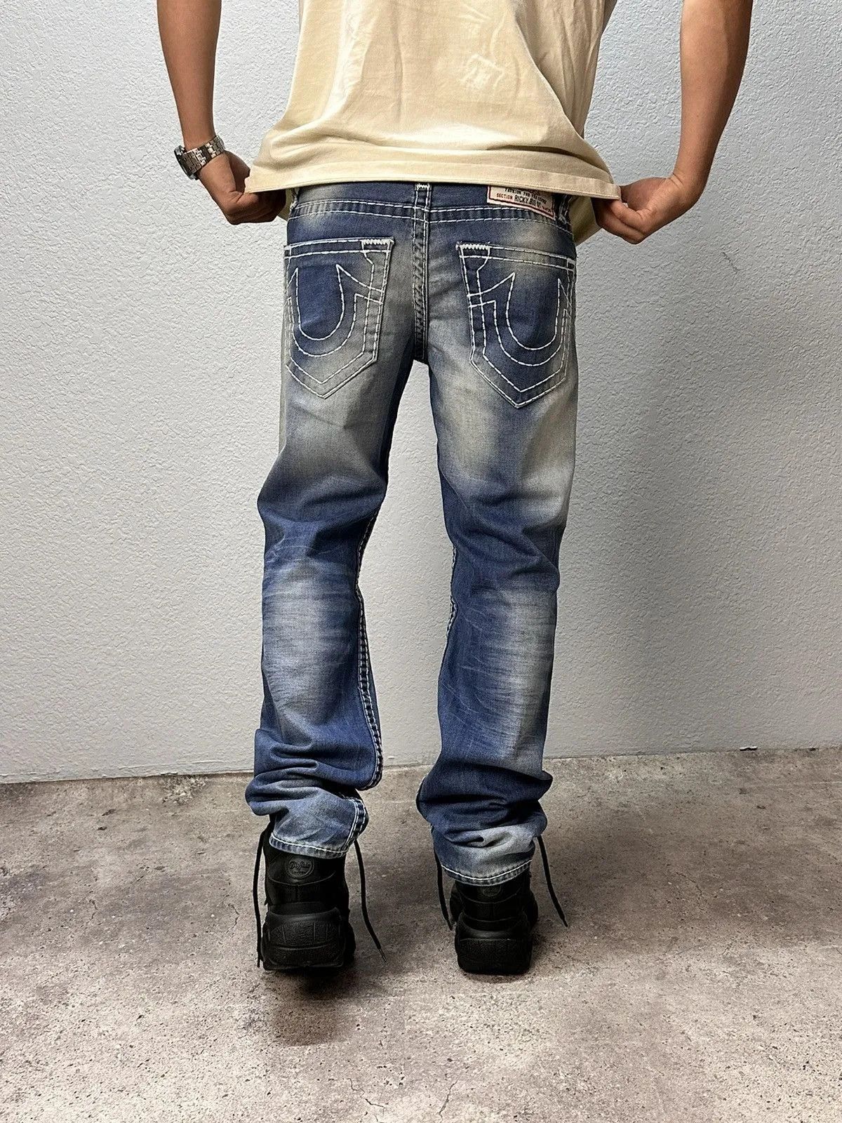 True Religion Vintage True Religion Denim Pants USA EdHardy Evisu Style Size US 34 / EU 50 - 1 Thumbnail