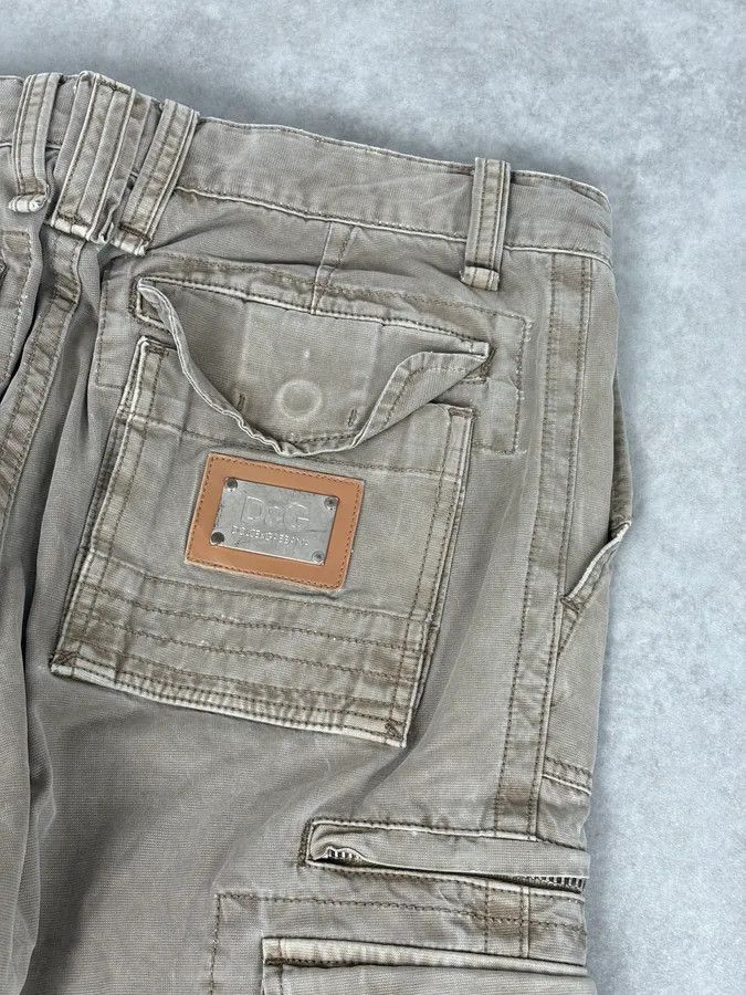 Dolce & Gabbana AW2006 Dolce & Gabbana Beige Cargo Military Pants Size US 32 / EU 48 - 8 Thumbnail