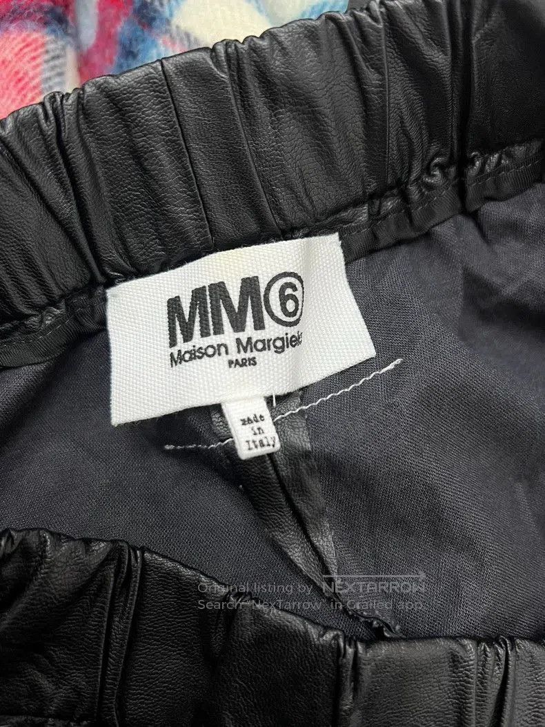 Maison Margiela mm6 maison margiela black faux leather pants . Size US 36 / EU 52 - 3 Thumbnail