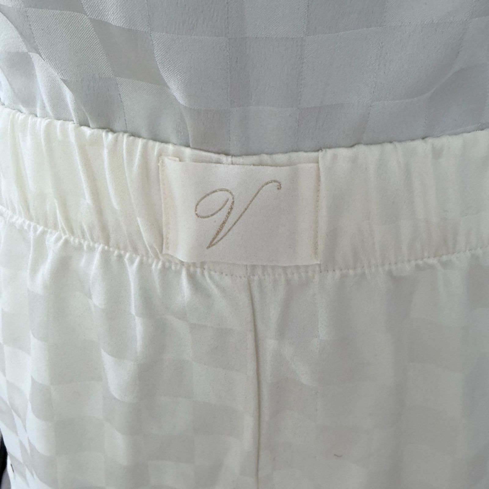 Victoria's Secret Victoria Secret Cream Sleepwear Loungewear Cami Set size XS Size 26" / US 2 / IT 38 - 8 Thumbnail