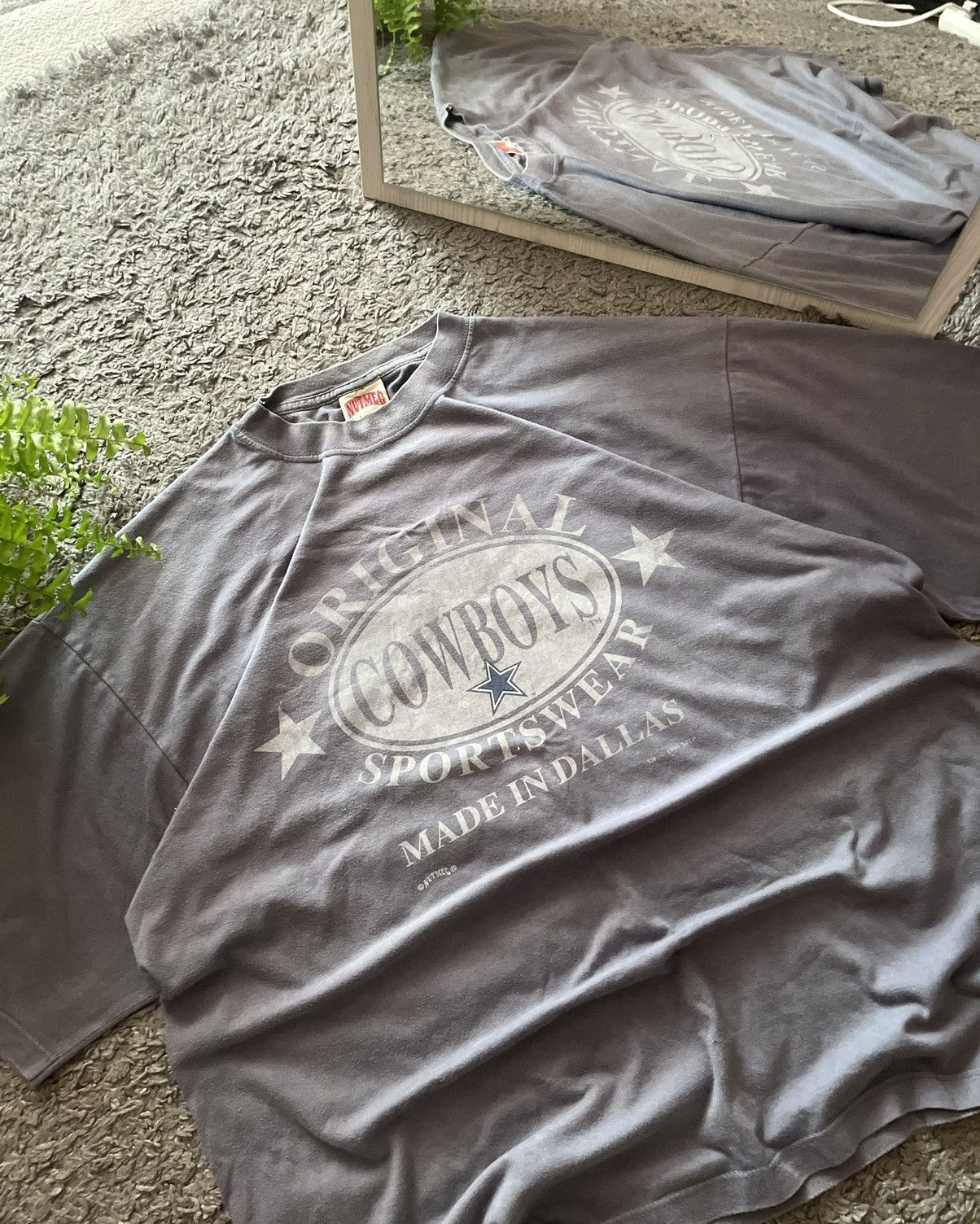 Nutmeg × Vintage 90s Nutmeg Mills Streetwear Vintage Big Logo Rare Y2k Size US XL / EU 56 / 4 - 3 Thumbnail