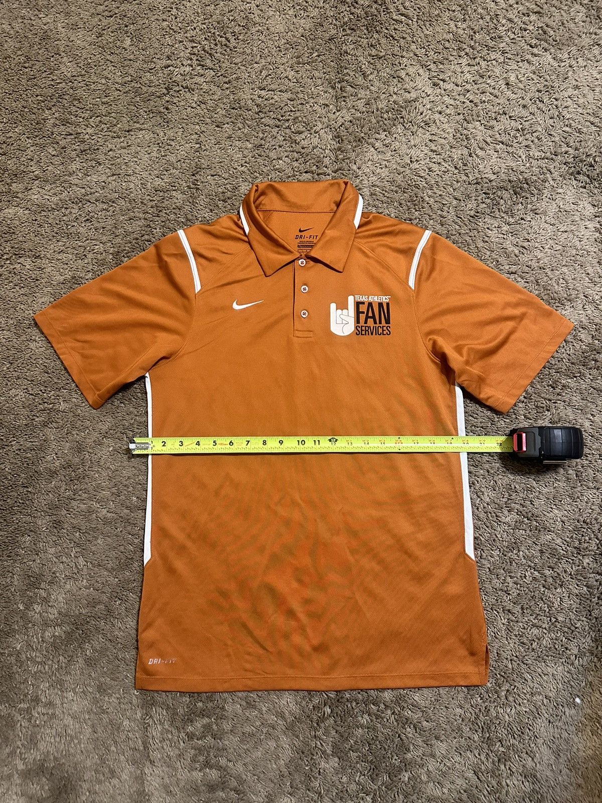 NCAA × Nike × Vintage Vintage Nike NCAA Texas Longhorns polo shirt 00s size small Size US S / EU 44-46 / 1 - 5 Thumbnail