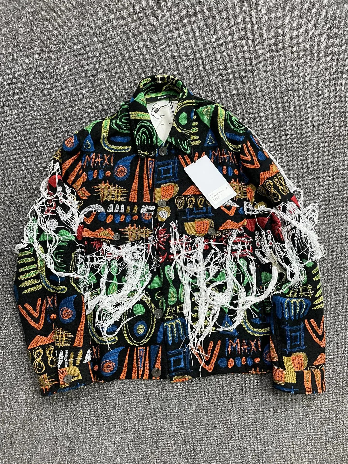 Song For The Mute unique woven jacket by song for the mute. Size US L / EU 52-54 / 3 - 2 Thumbnail