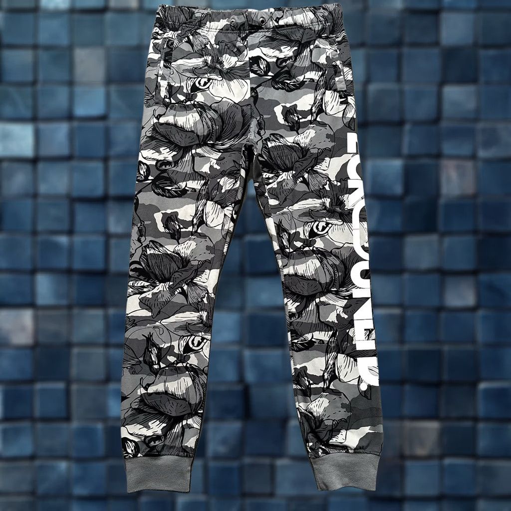 Ecko Unltd. Ecko Unltd. Pants Mens Medium Gray Floral Camouflage Jogger Sweatpants GUC Size US 31 - 1 Thumbnail