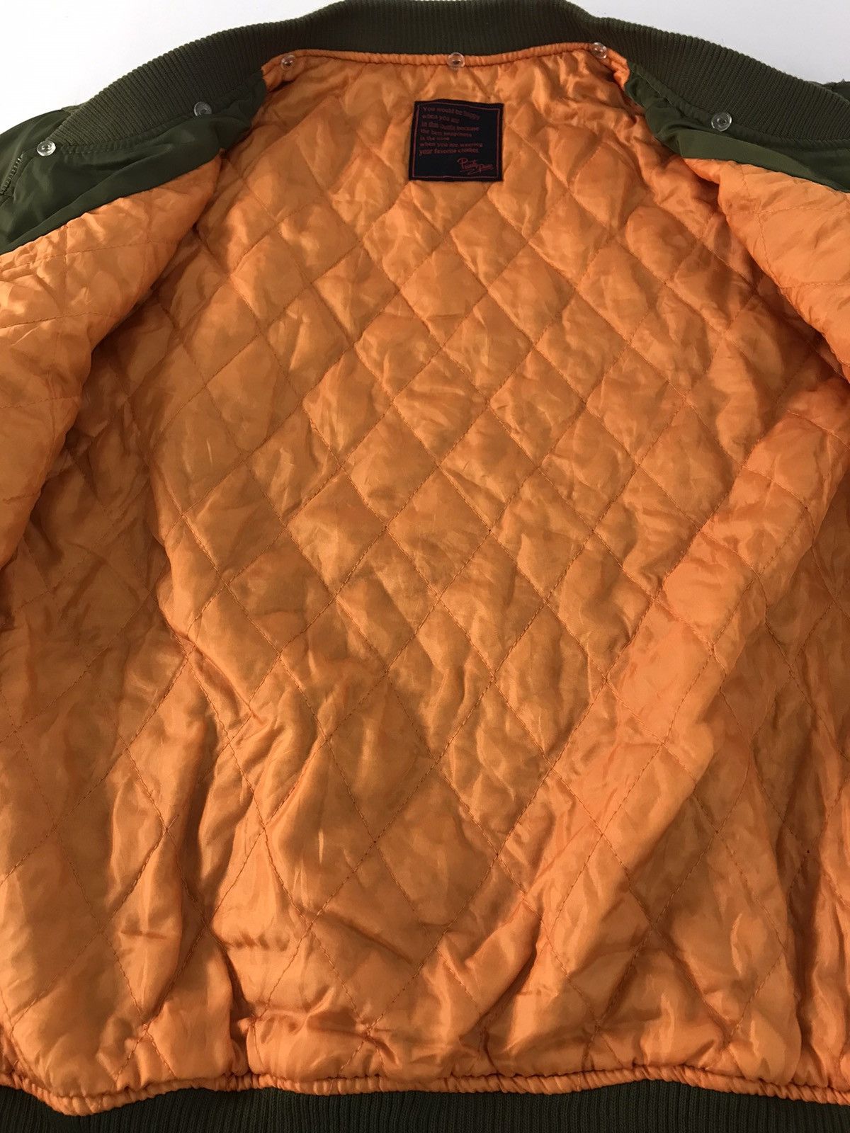 Japanese Brand Private Pause OG Flight Bomber Jacket Full Zip Double Pocket Size US XL / EU 56 / 4 - 7 Thumbnail