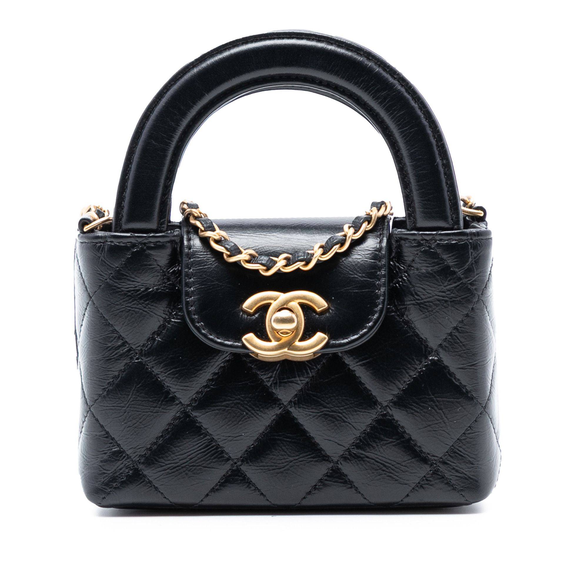 Chanel Chanel Mini Nano Aged Calfskin Kelly Shopper Bag Size ONE SIZE - 1 Thumbnail