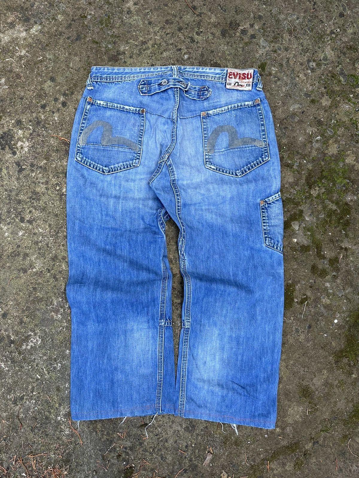 image of Evisu Jeans Nice Design in Blue, Men's (Size 34)