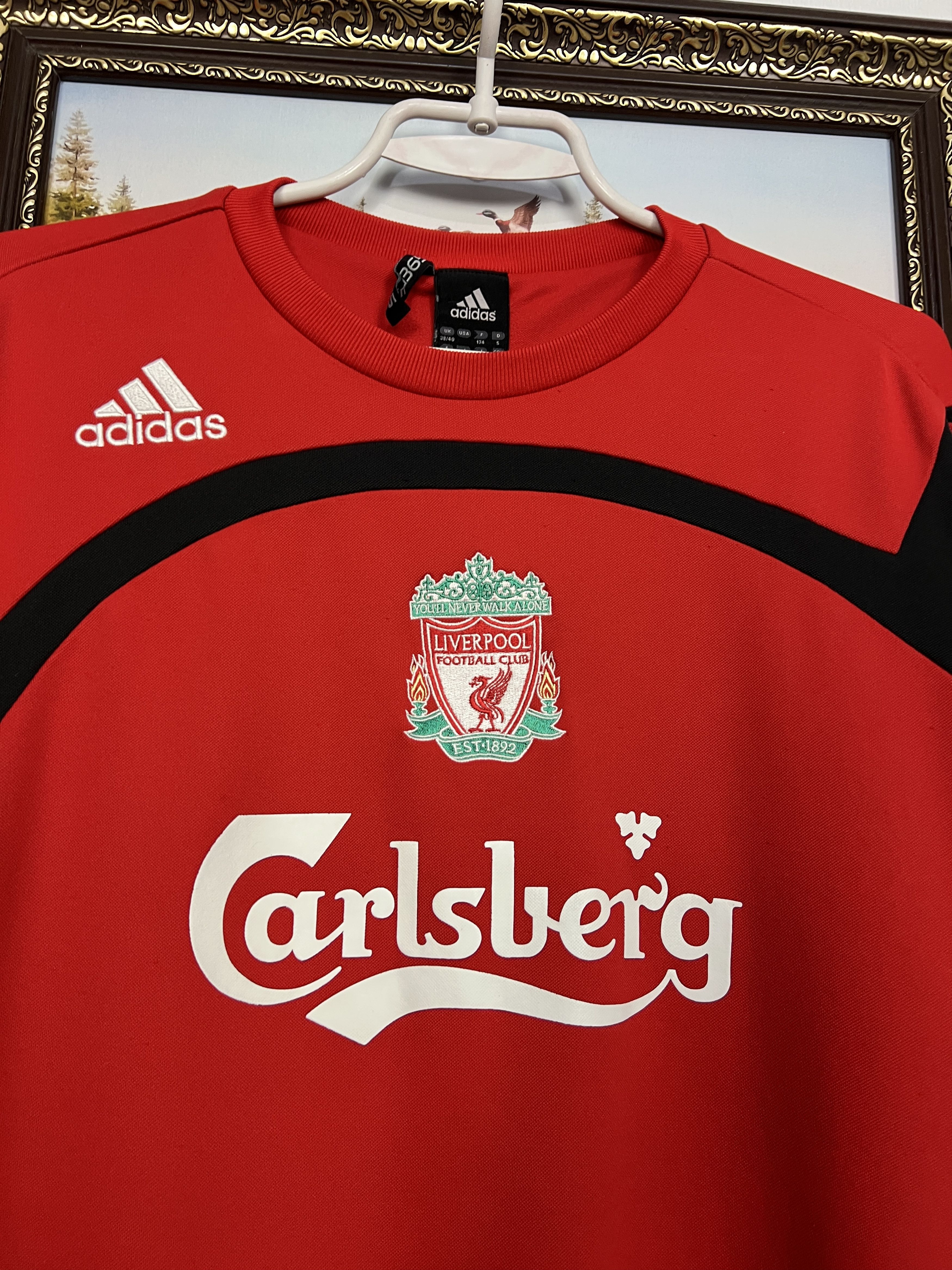 Adidas Liverpool Football Sweatshirt Track Top Crewneck Rare Size US M / EU 48-50 / 2 - 4 Thumbnail