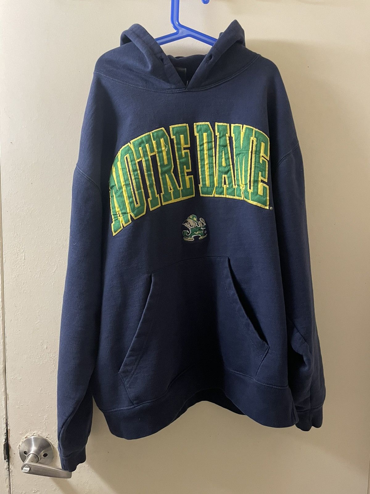 Vintage Vintage Notre dame college hoodie Size US S / EU 44-46 / 1 - 1 Thumbnail