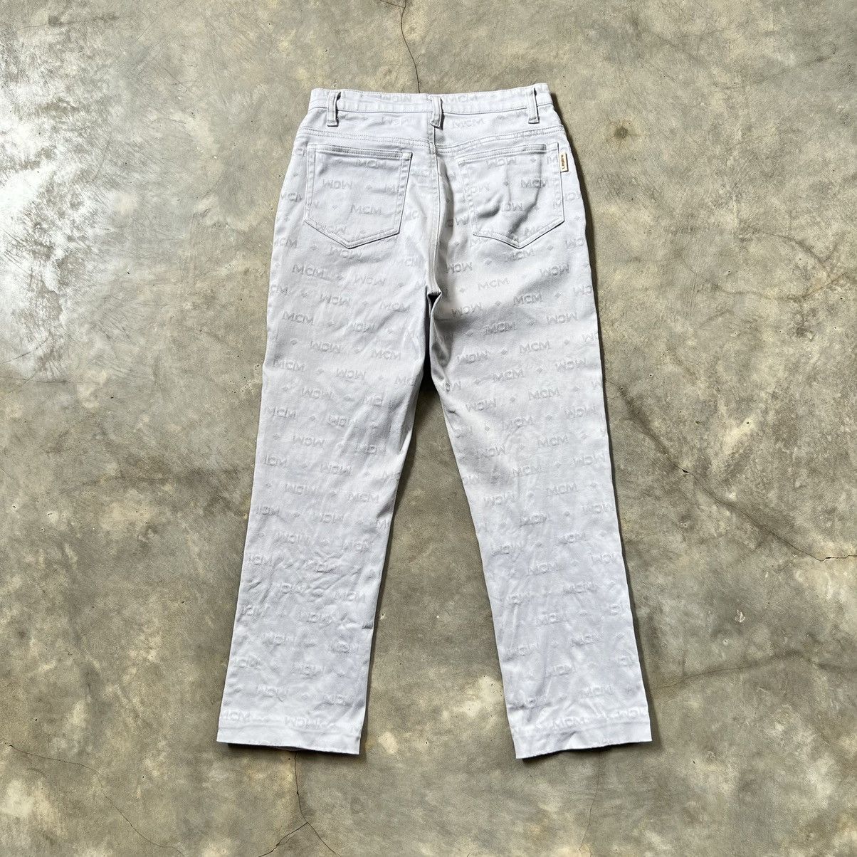 MCM Vintage 90s MCM Legere Monogram Pants Size 25" / US 0 / IT 36 - 2 Thumbnail
