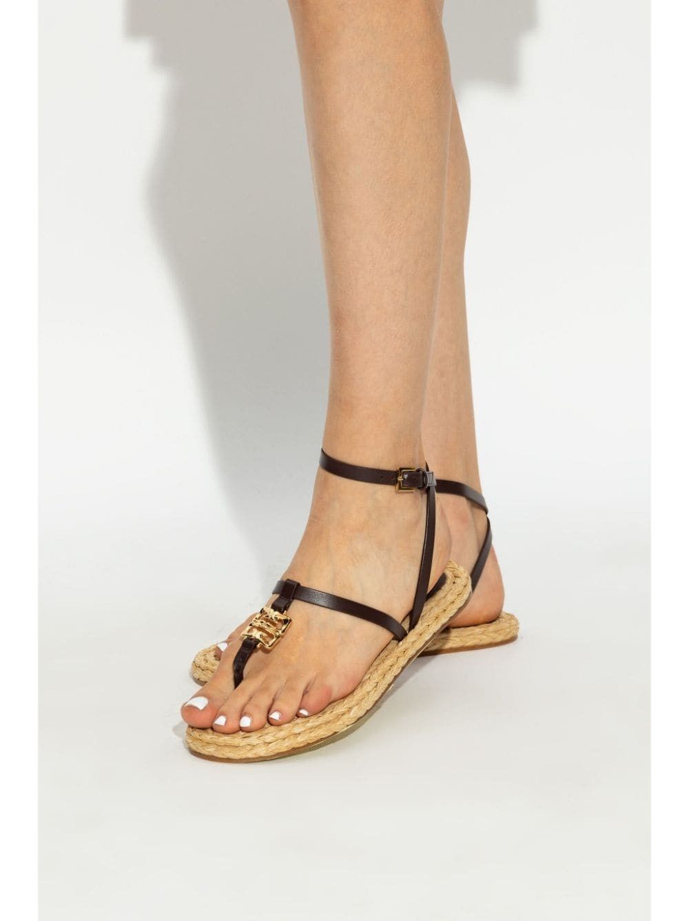 Givenchy o1srvl11e1225 4G Liquid Sandals in Brown Size US 6 / IT 36 - 2 Thumbnail