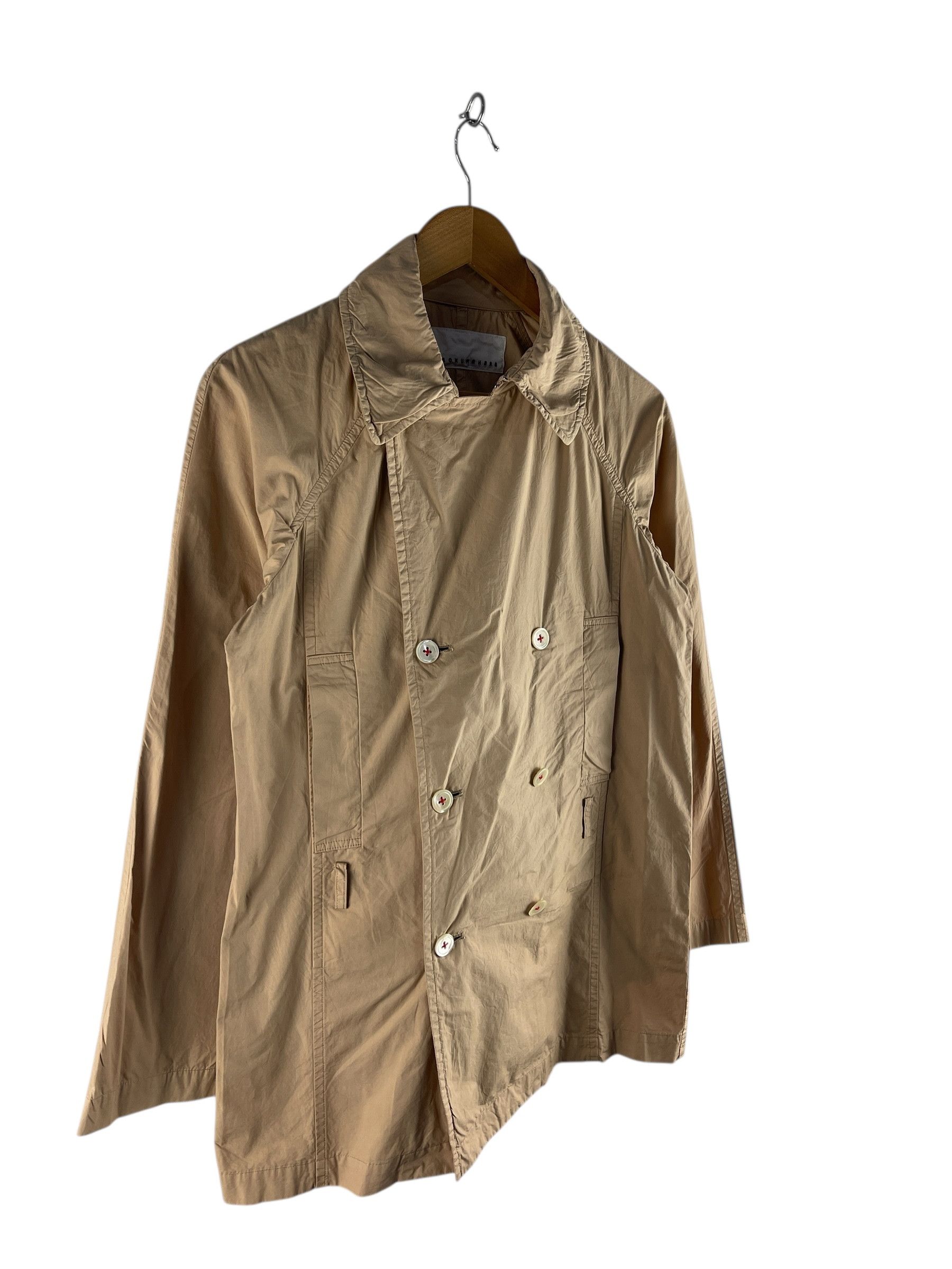 Issey Miyake Sunao Kuwahara Archive Double-Breasted Coat Avant-Garde Size US M / EU 48-50 / 2 - 4 Thumbnail