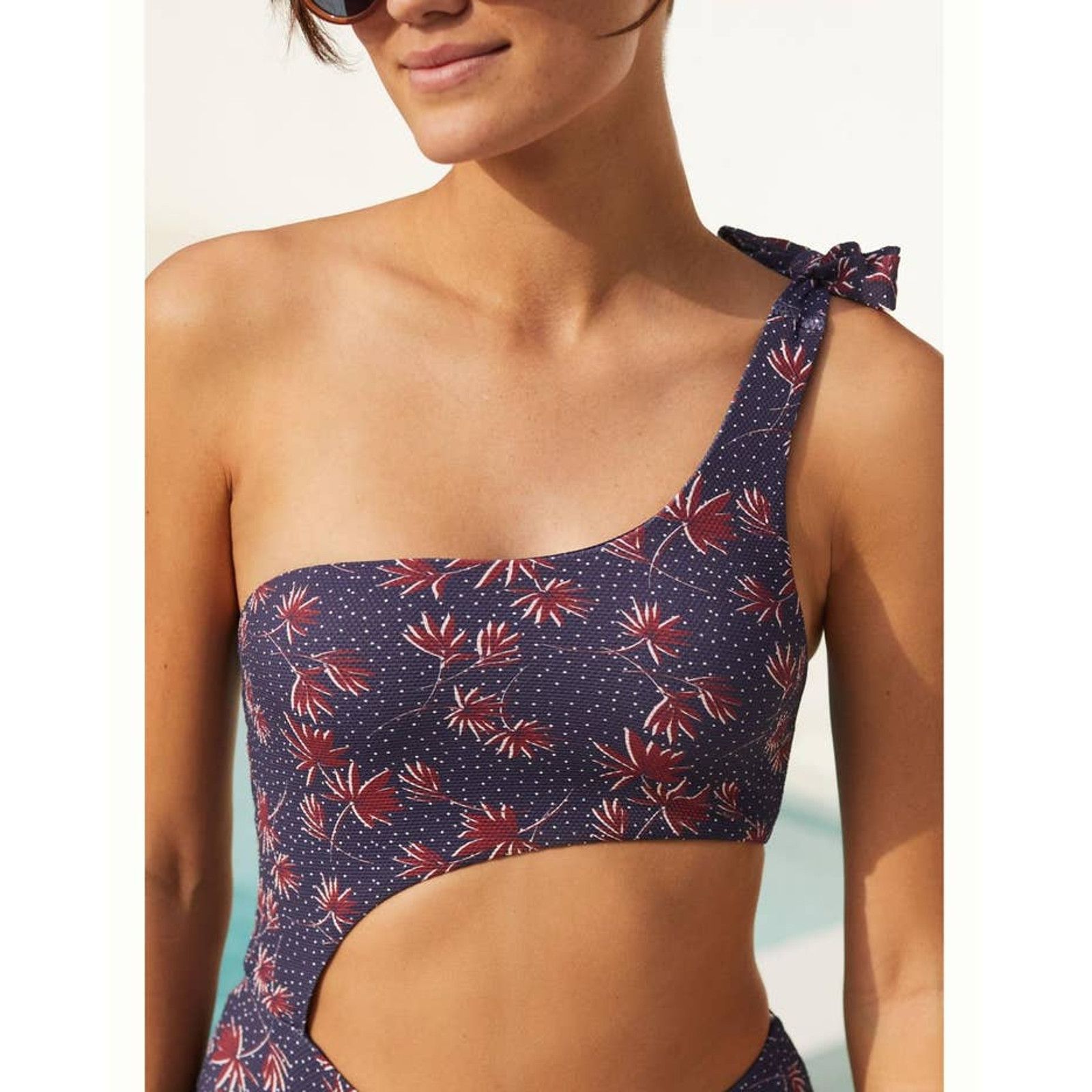 Anthropologie New Anthropologie Eberjey Ibiza One-Piece Swimsuit $198 L Size L / US 10 / IT 46 - 2 Thumbnail