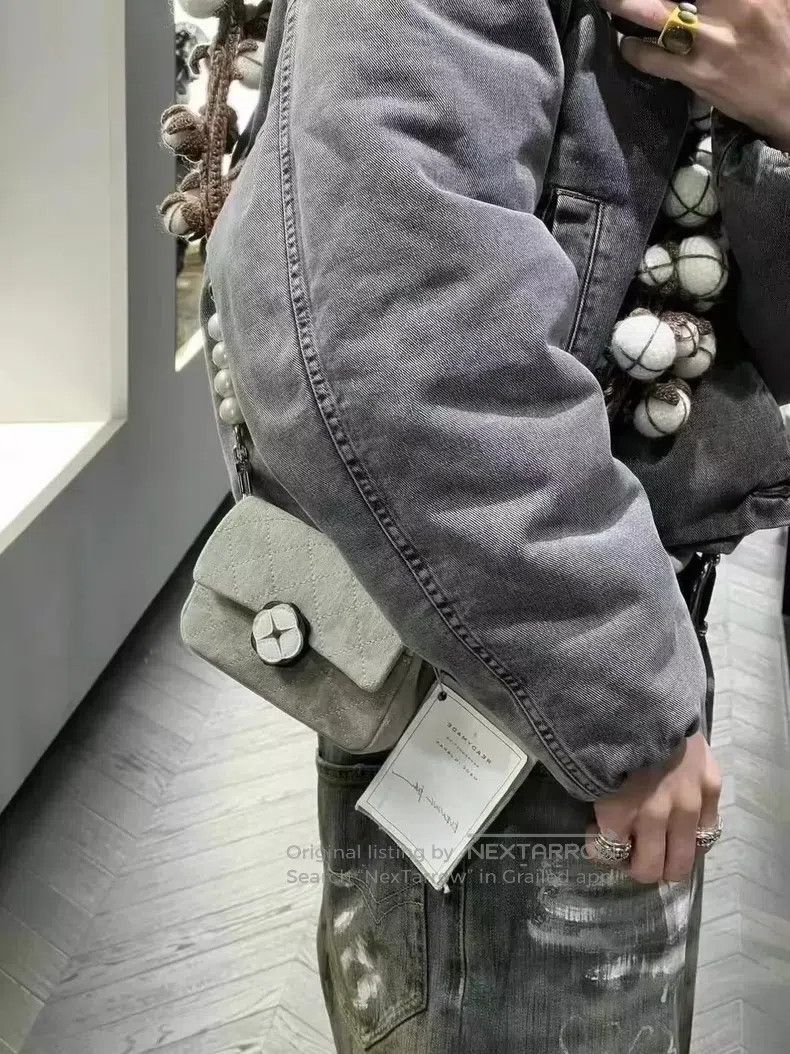 READYMADE Ready Made Denim Tears x unisex satchel hibiscus handmade Size ONE SIZE - 7 Thumbnail