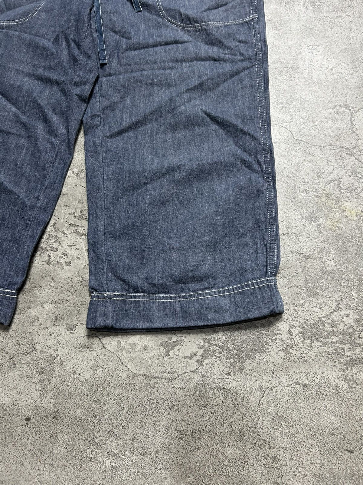 45rpm 2000s 45RPM Linen Blue Short Pants Size US 29 - 2 Thumbnail