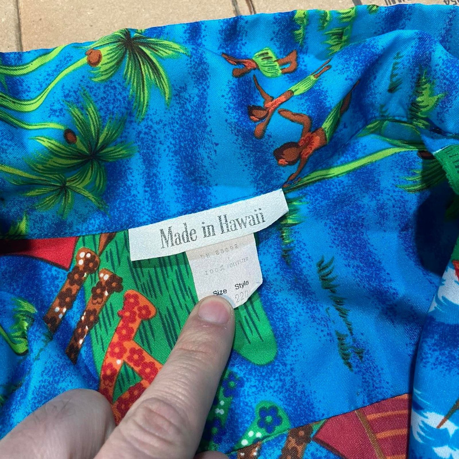 Hanes 80s Hawaiian button up Size US XL / EU 56 / 4 - 4 Thumbnail