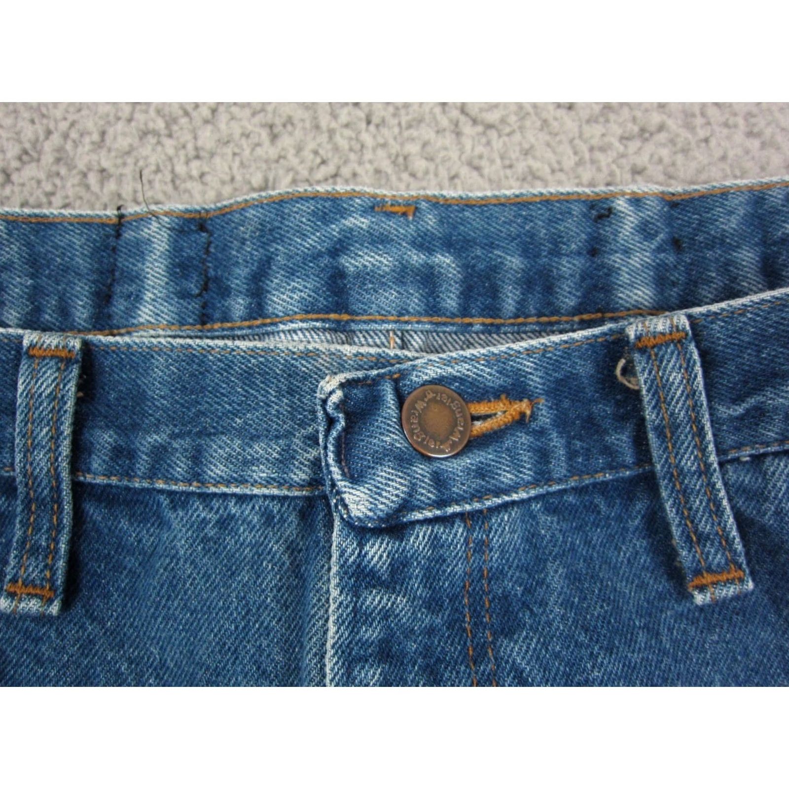 Wrangler VINTAGE Wrangler Jeans Mens Cowboy Cut 915SWK Blue Adult W 40 L 32 90s USA Size US 40 / EU 56 - 3 Thumbnail