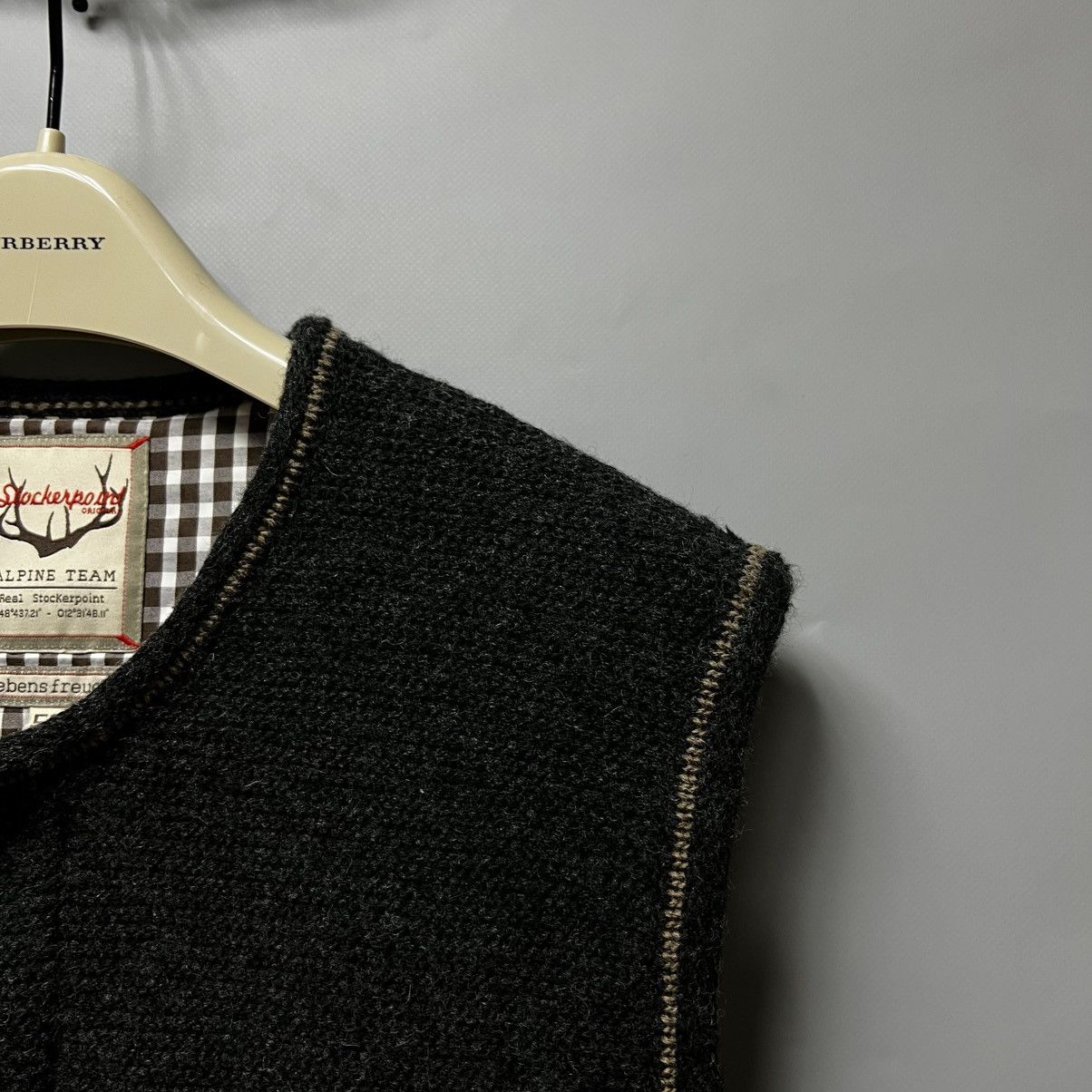 Vintage Stockerpoint Alpine Team Lebens Freude Vest Wool Blend 50 Size US M / EU 48-50 / 2 - 9 Thumbnail