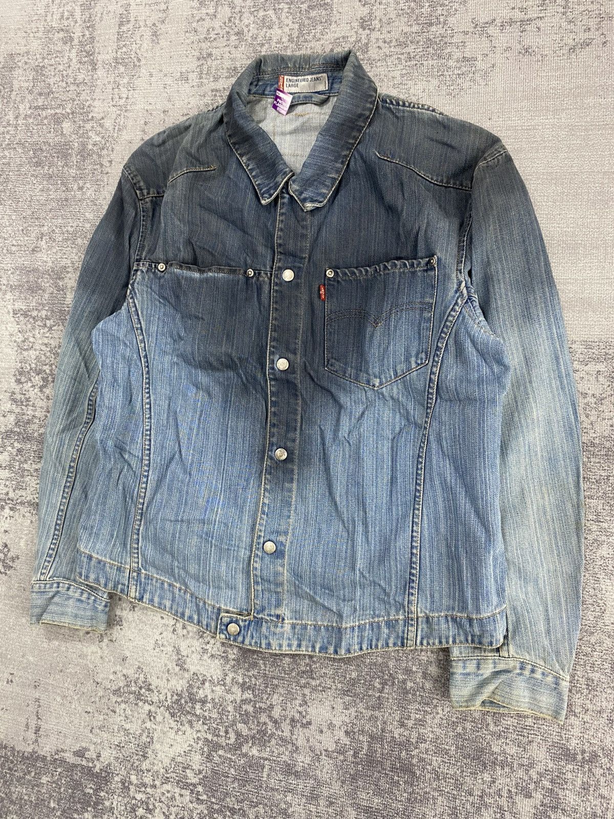 Levi's rare levis engineered wash jackets Size US M / EU 48-50 / 2 - 13 Thumbnail