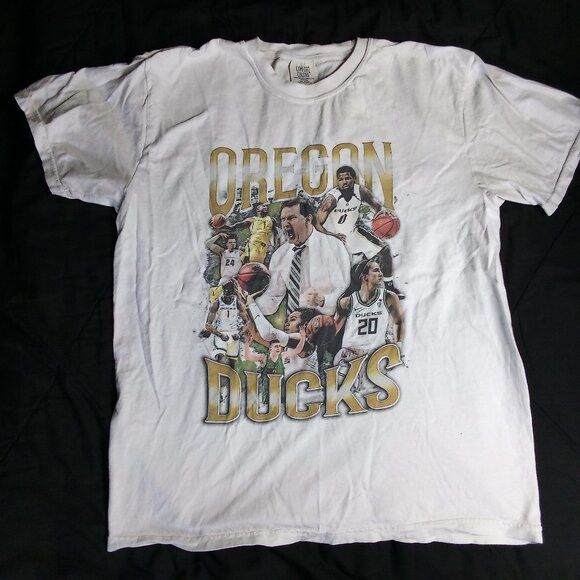 Comfort Colors Oregon Ducks Basketball Rap Tee T-Shirt Size US L / EU 52-54 / 3 - 2 Thumbnail